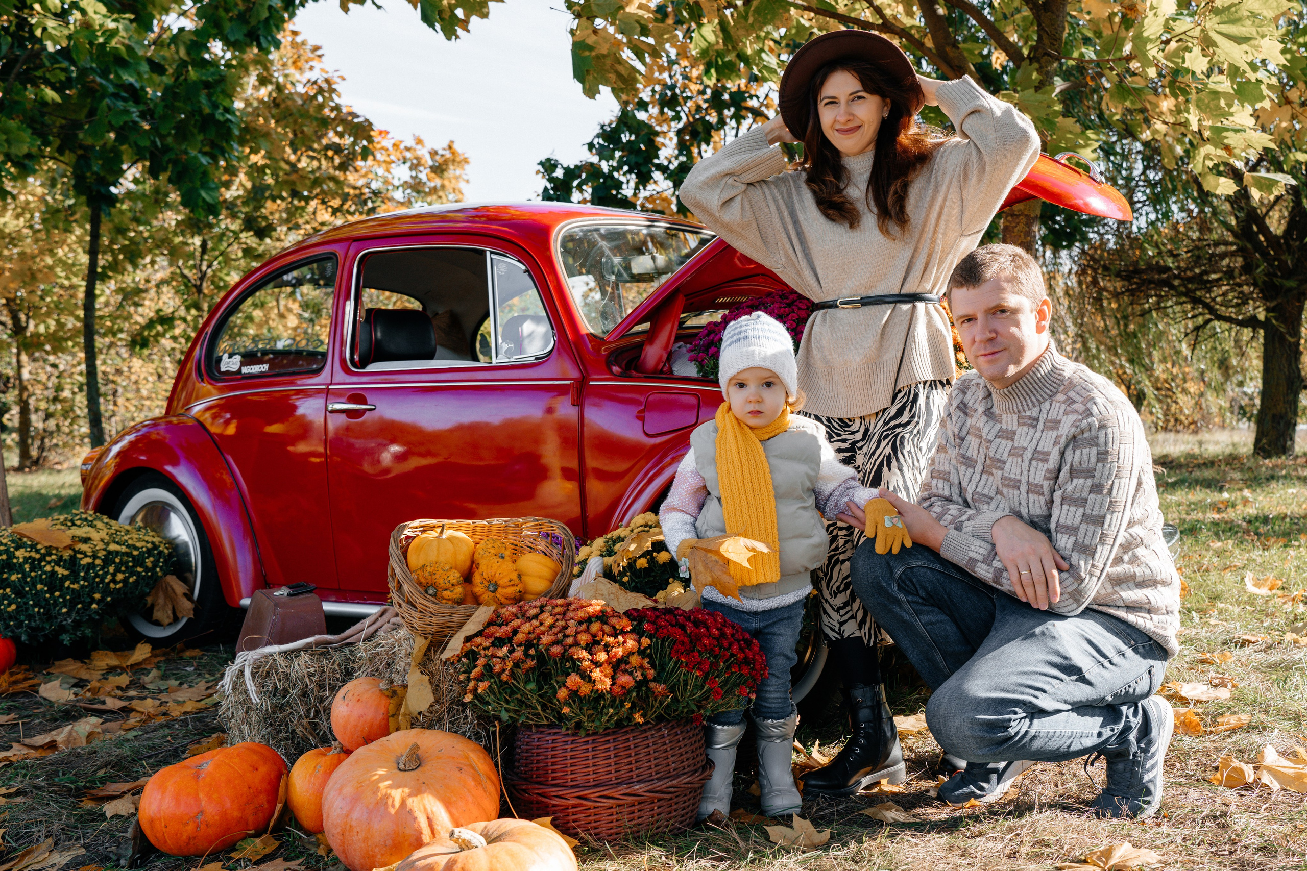 Ослепительная осень в кадре. Ваш семейный фотограф в Минске — Вика Трегубова