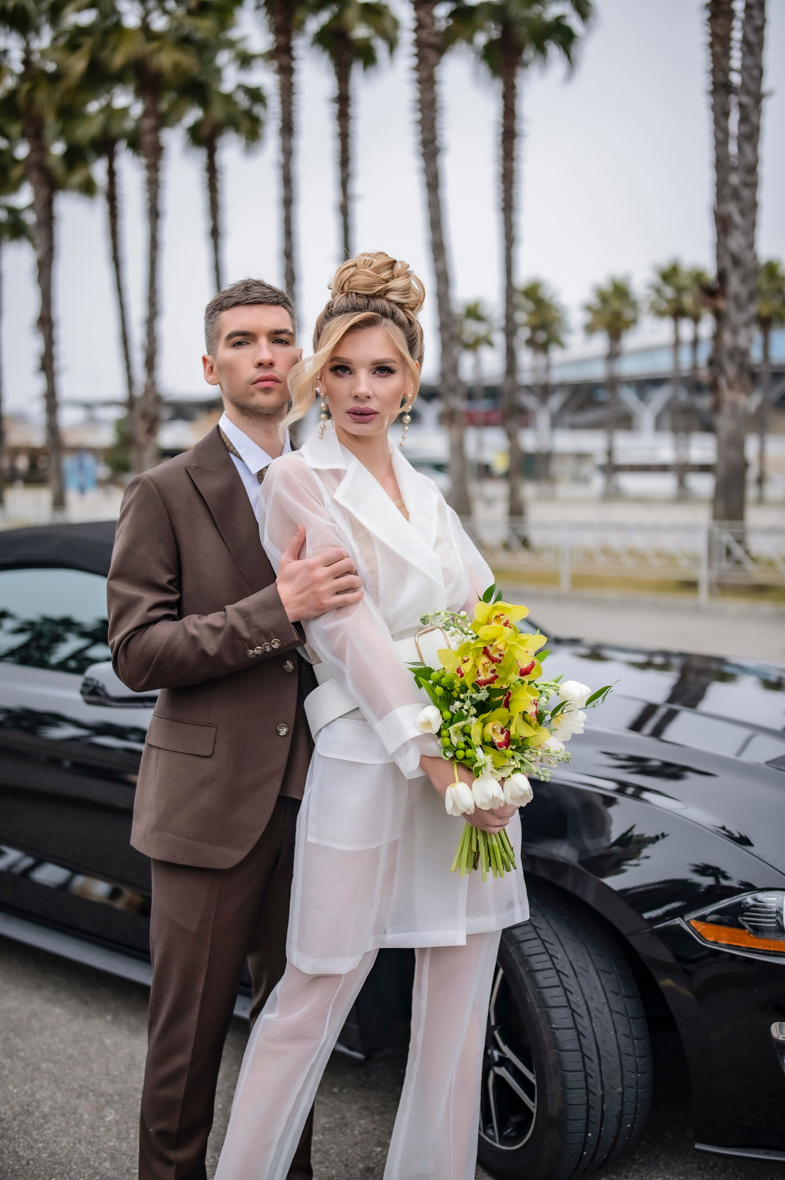 Свадьба в аллее пальм. Наталья Слесаренко фотограф в Сочи