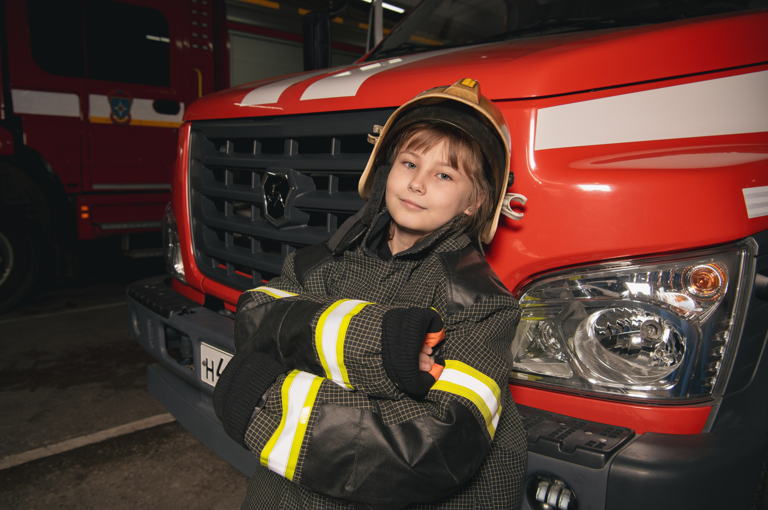 Дети пожарные. Детский фотограф в Новокузнецке Николай Чекалин