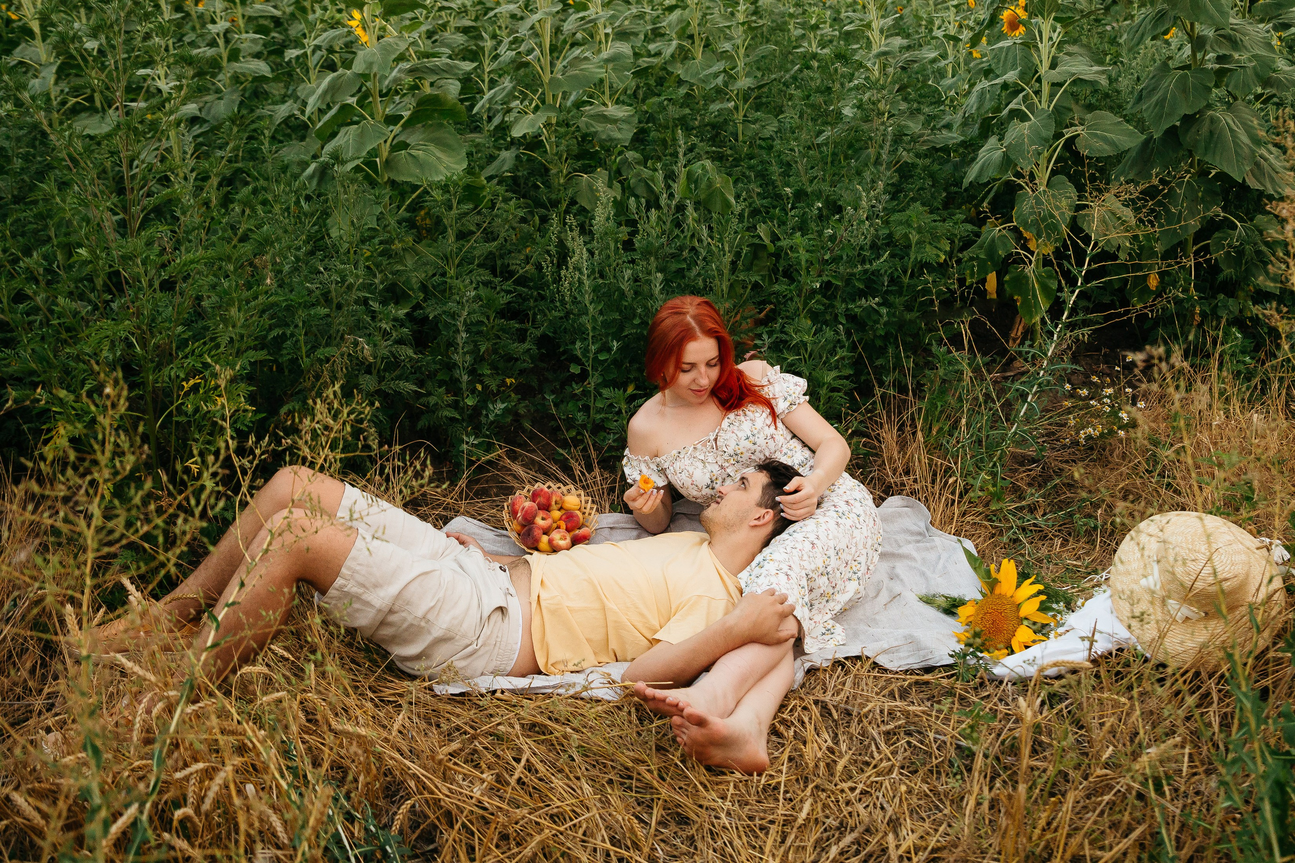 Подсолнухи. Свадебный и семейный фотограф в Краснодаре Илонна Ковалева