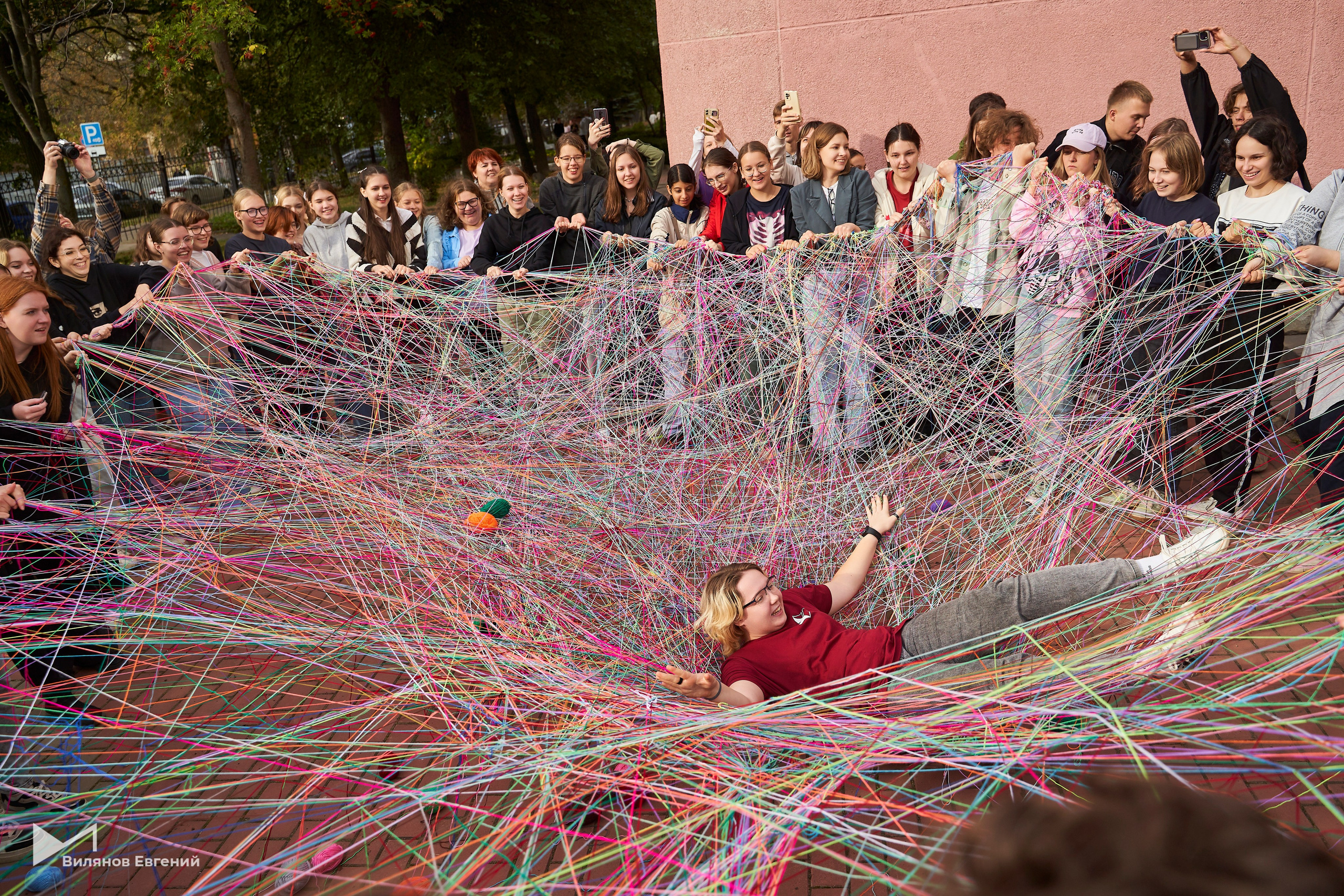 Мероприятие «Веревка» для первокурсников ННГАСУ. Репортажный фотограф Вилянов Евгений. Нижний Новгород