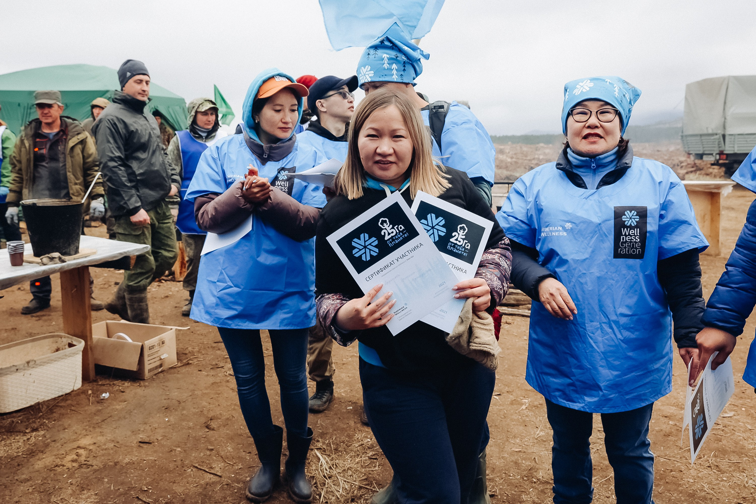 Siberian wellness. Ежегодная акция по посадке деревьев. Свадебный и семейный фотограф в Улан-Удэ