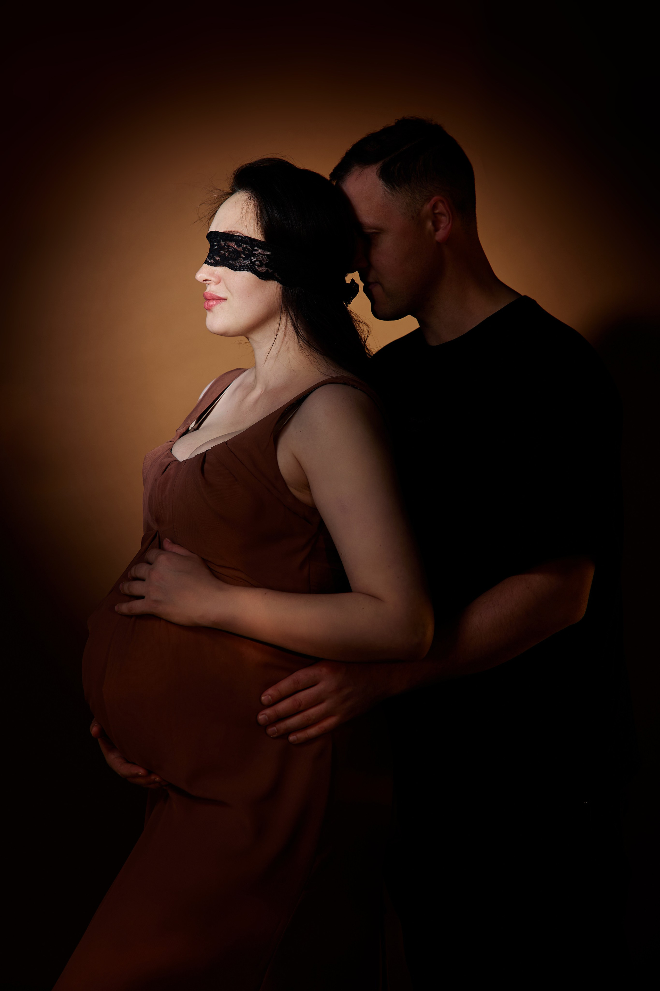 Первые кадры в день съёмки беременной Насти