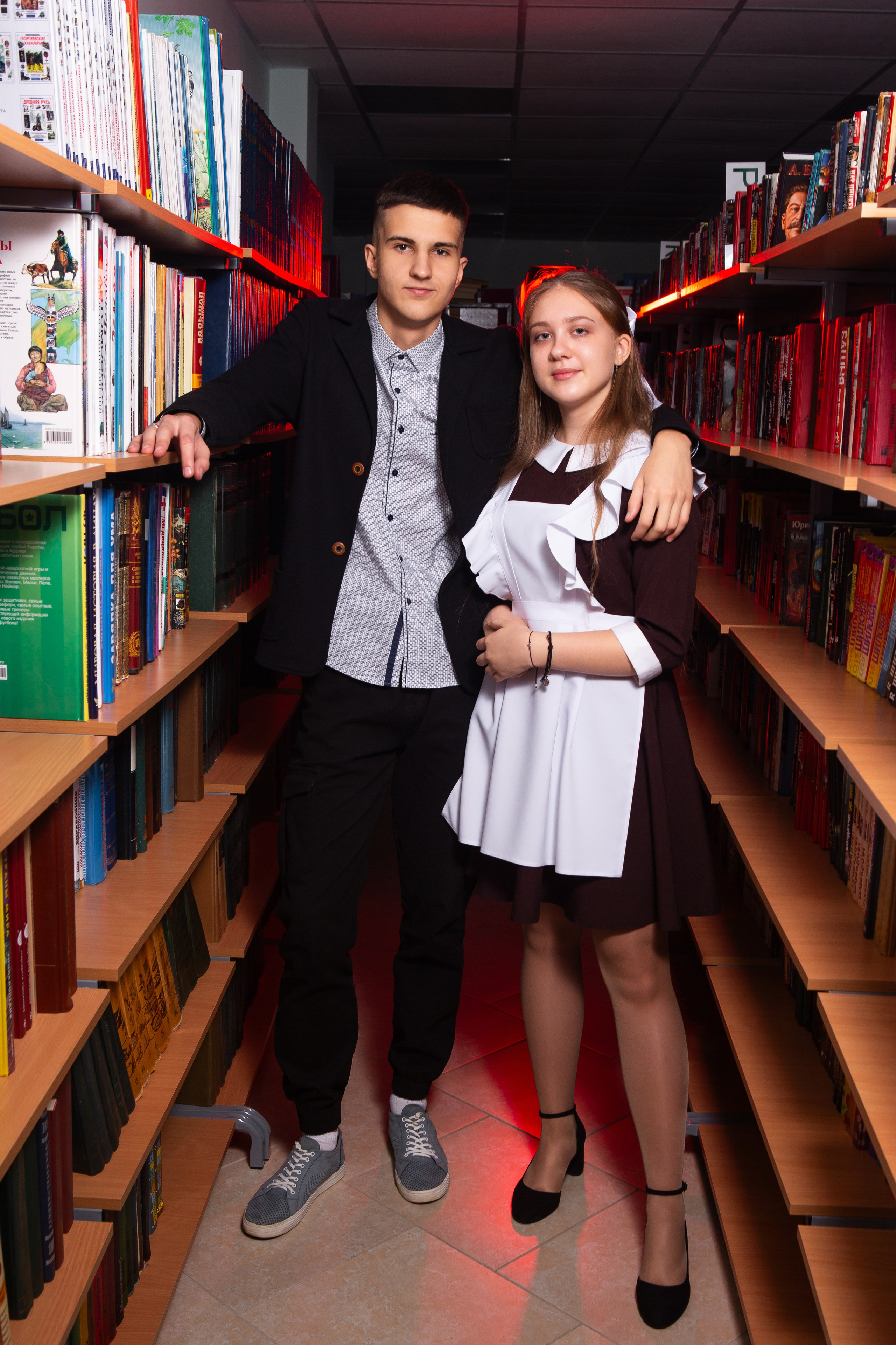 Съемка в библиотеке для 11 класса #1. Профессиональный фотограф в Мценске и Орловской области