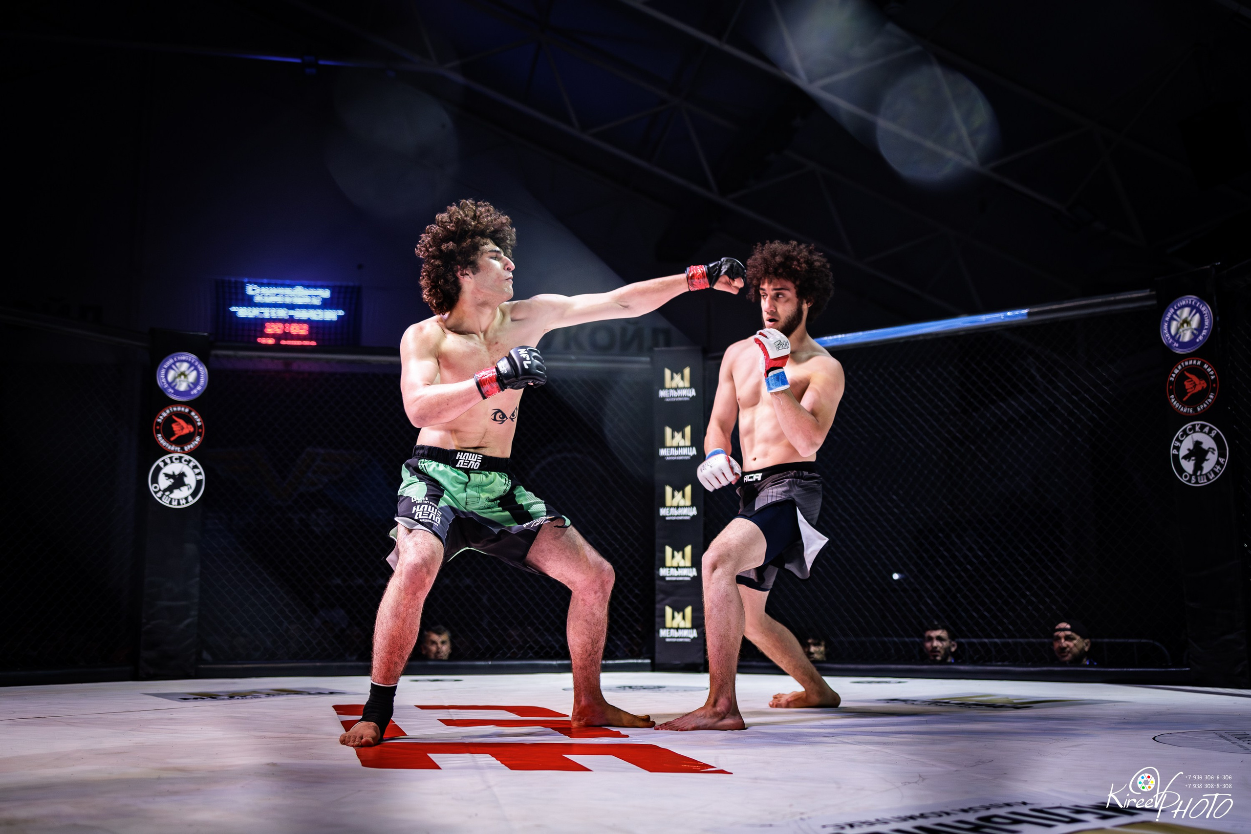 Восток-Арена MMA Бой Вирабян Давид Джафаров Ринат