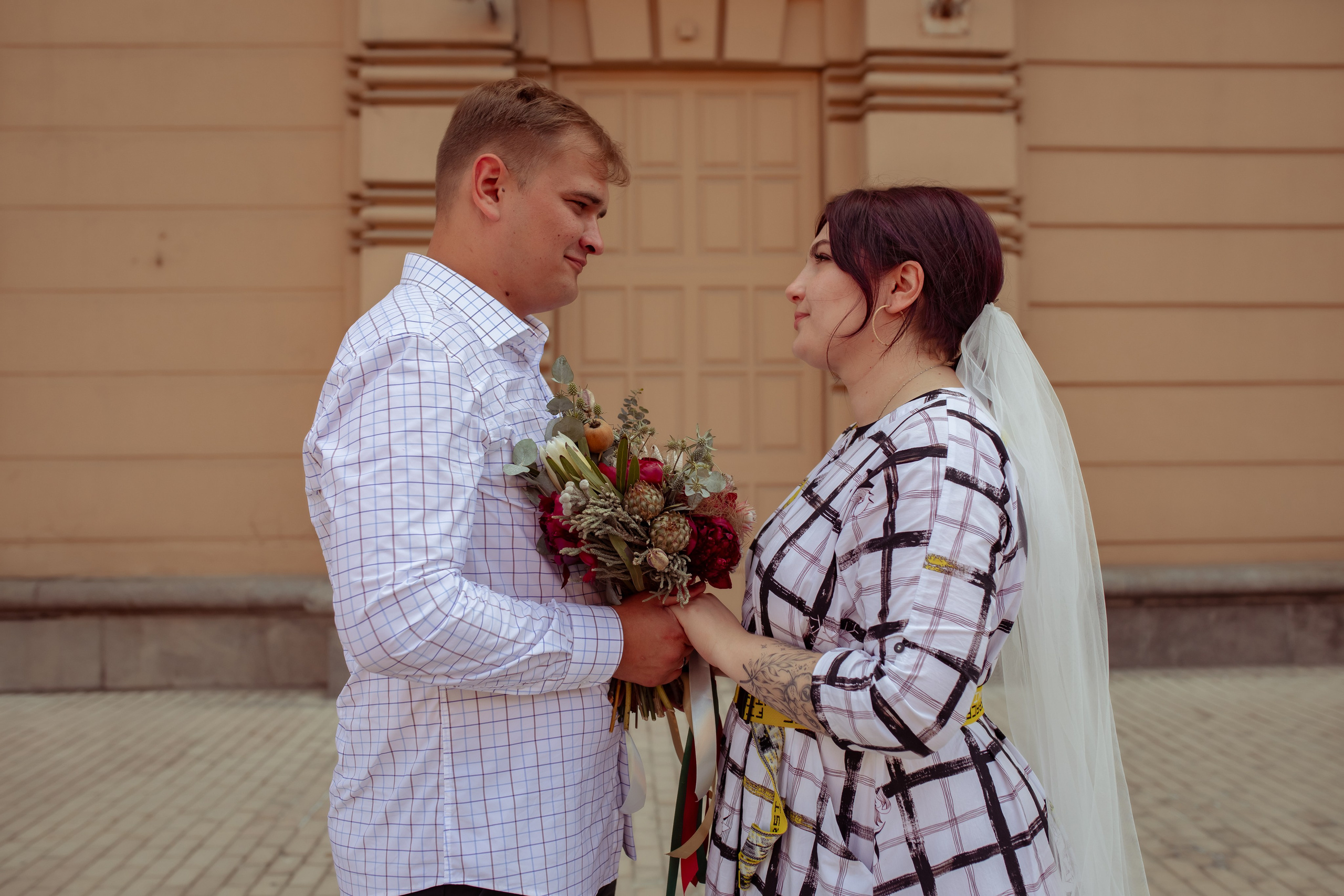 Светлана и Дмитрий. Прогулка после ЗАГСа. Семейный и детский фотограф в Москве Дорогова Екатерина