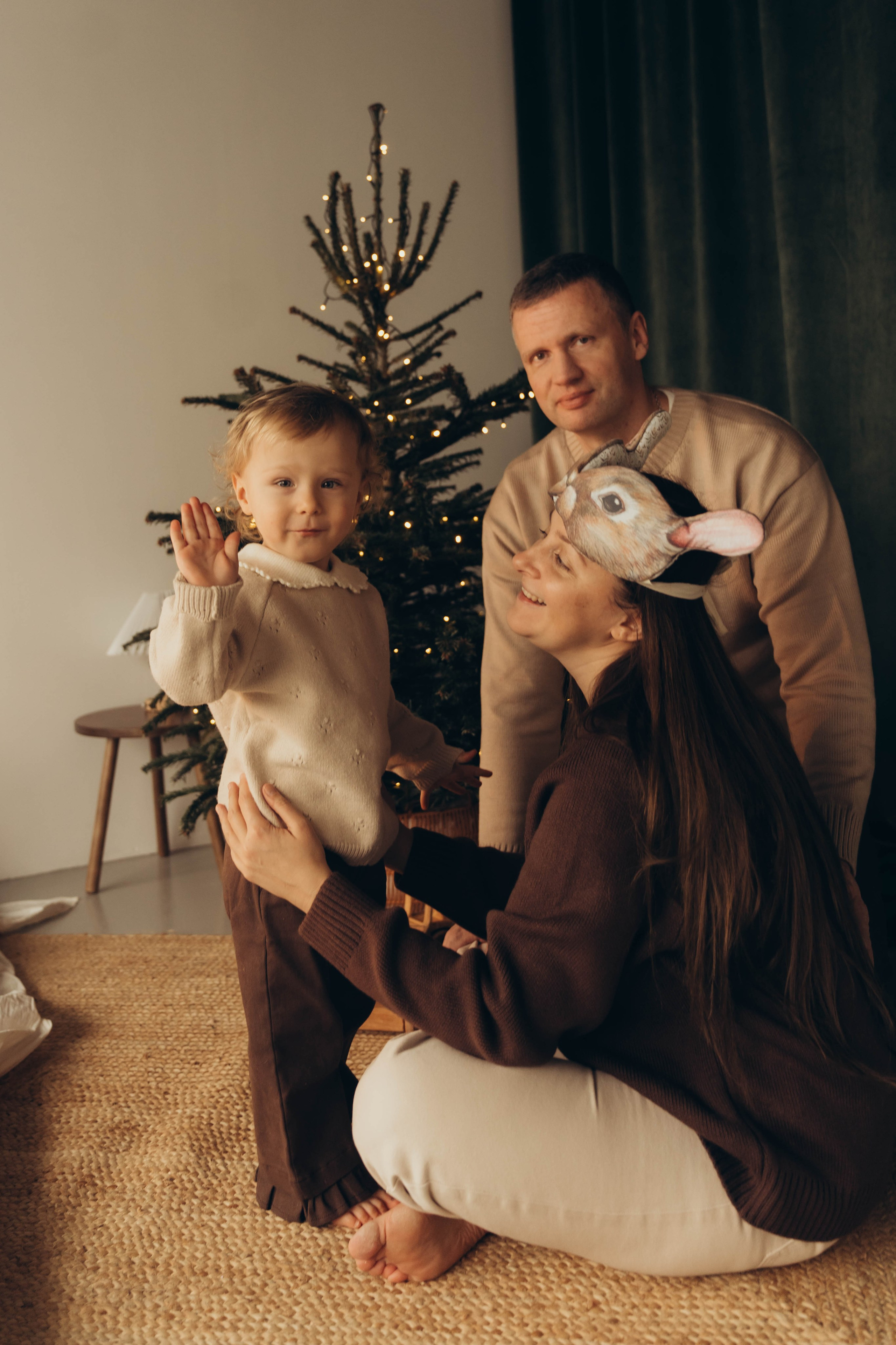 Екатерина, Николай и малышка Аня