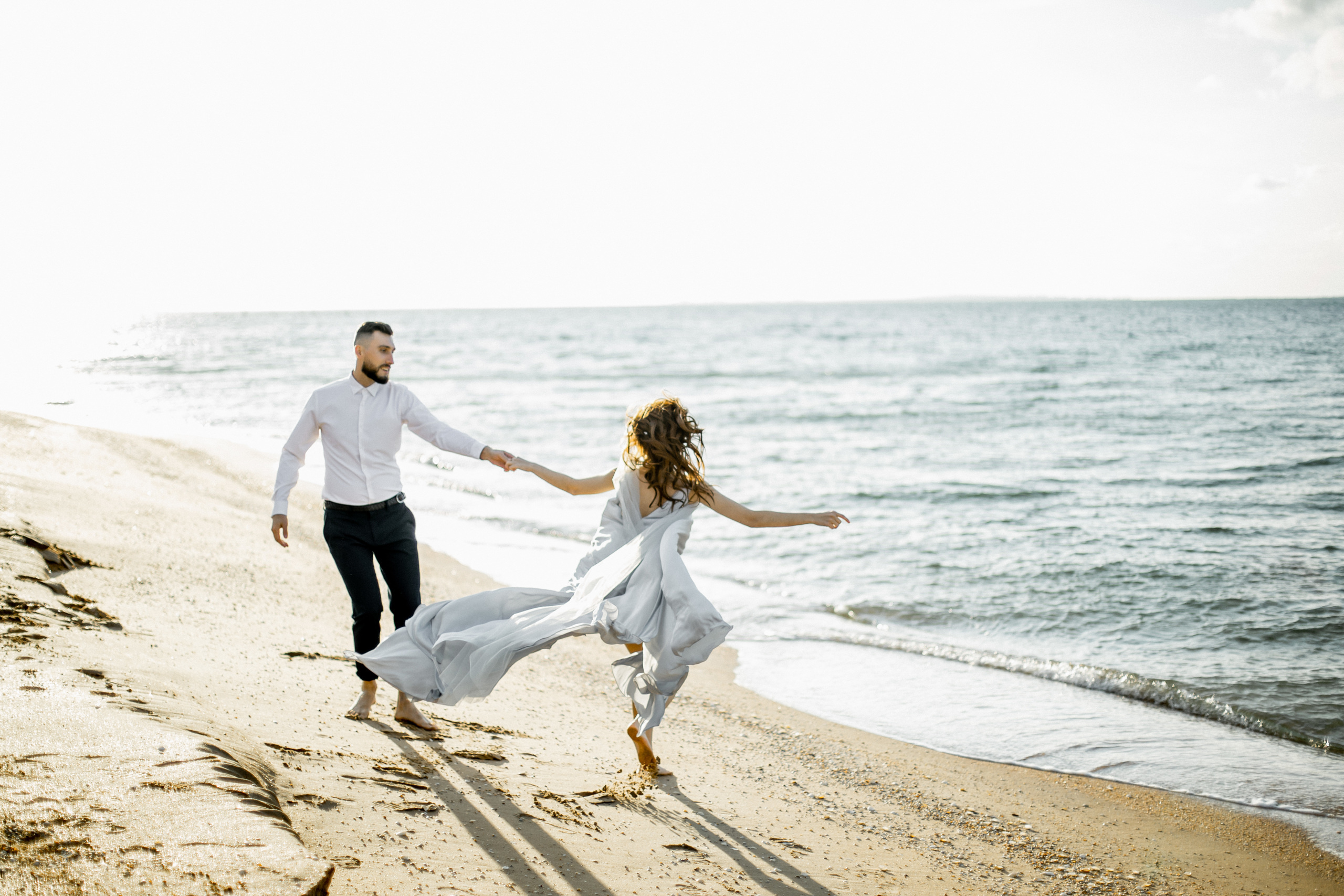 Love story на берегу моря Константина и Дианы. Свадебный фотограф Краснодар