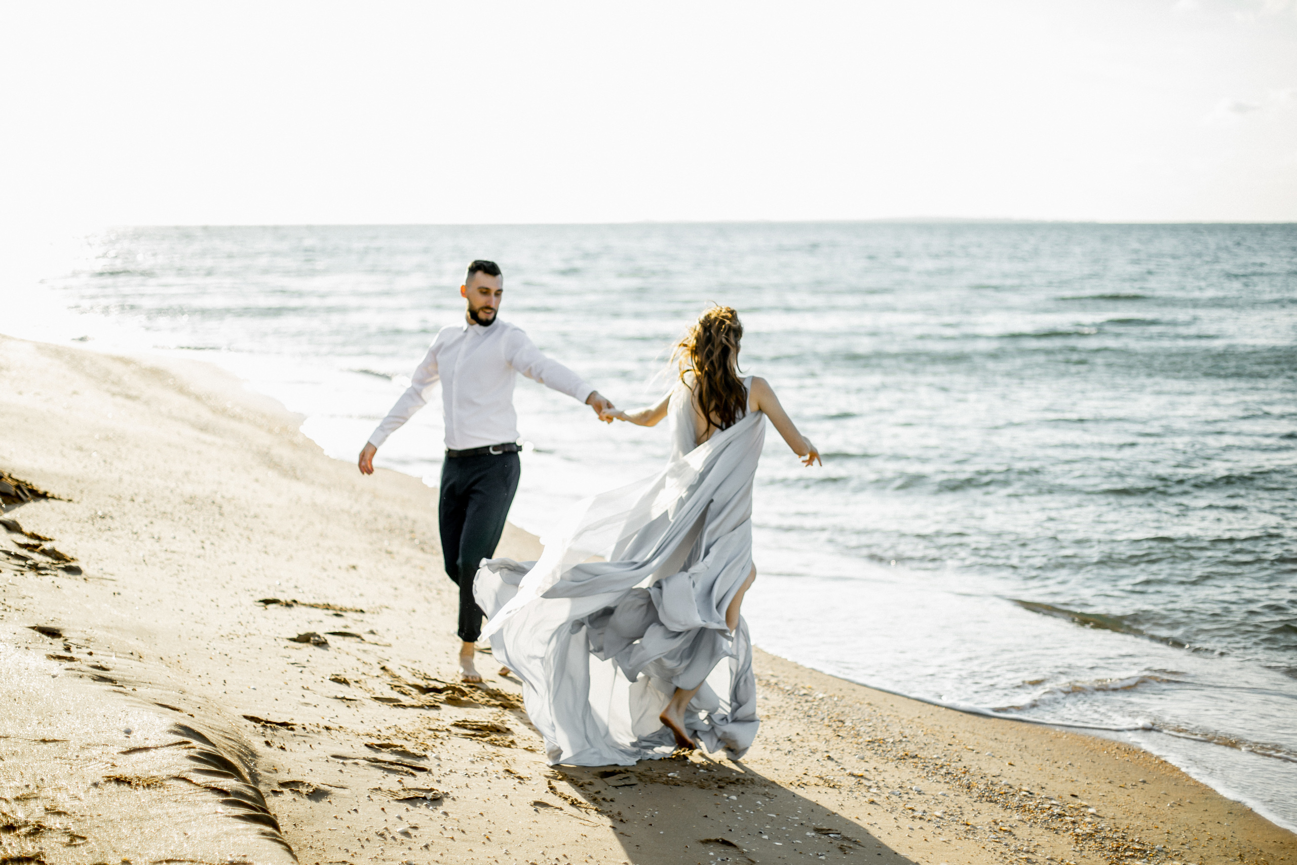 Love story на берегу моря Константина и Дианы. Свадебный фотограф Краснодар