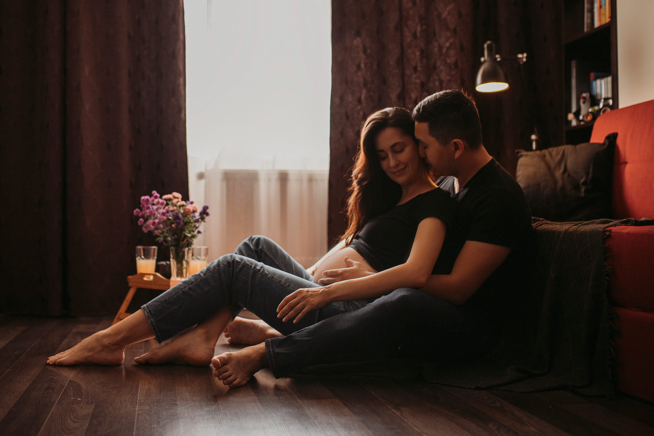 Семейная фотосессия дома. Семейный фотограф в Краснодаре Коломыцева Евгения