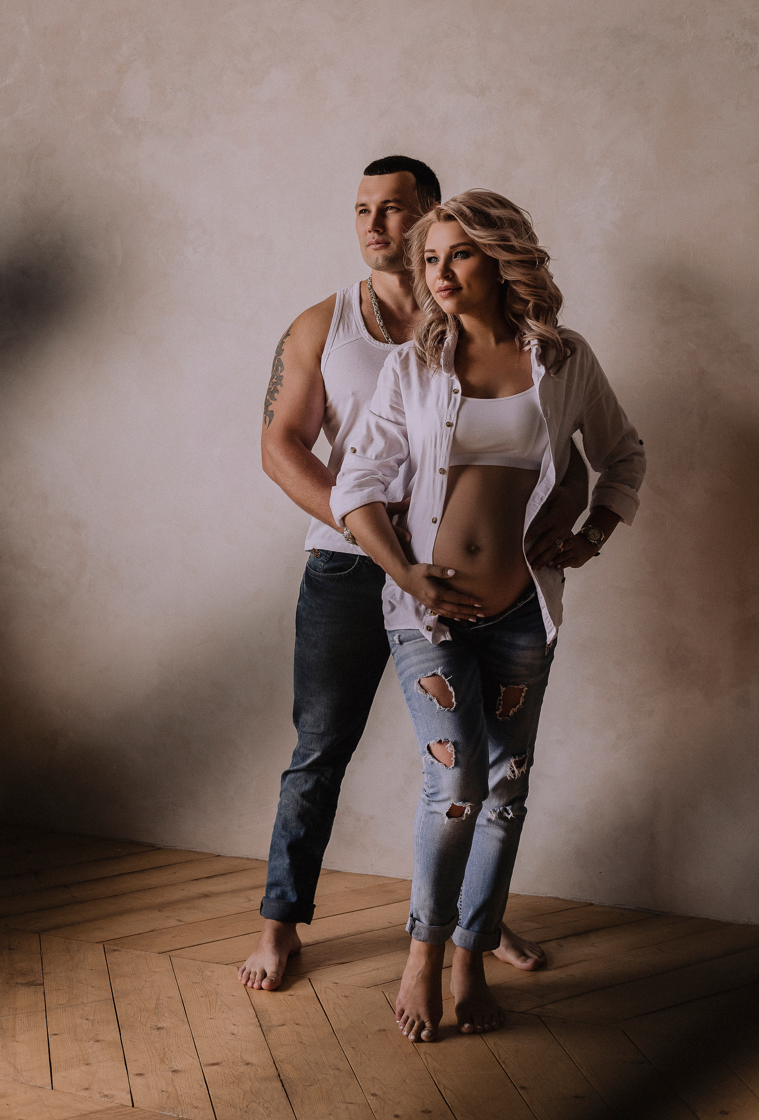 Семейная фотосессия в студии. Семейный фотограф в Краснодаре Коломыцева Евгения