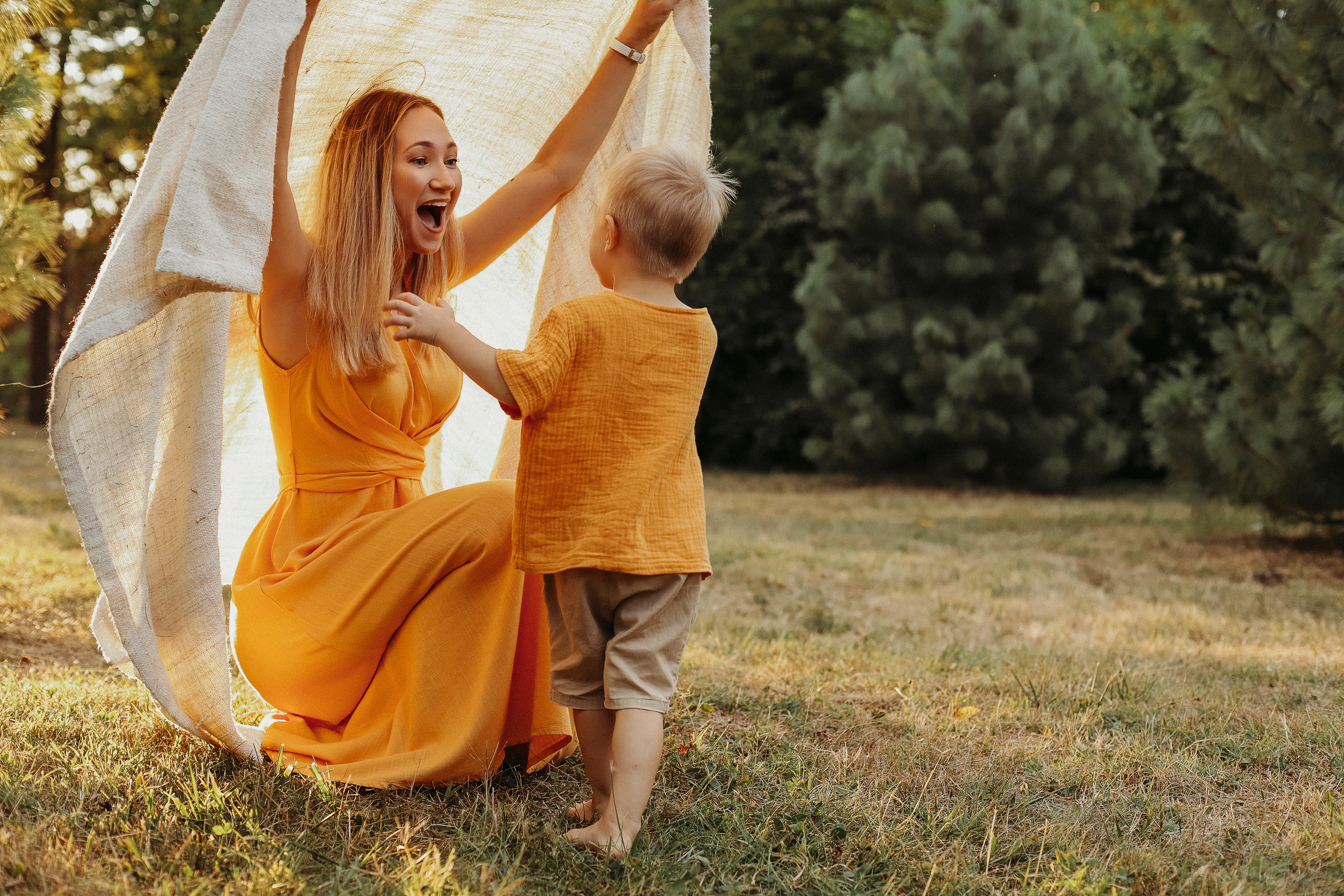 Семейная фотосессия на природе. Семейный фотограф в Краснодаре Коломыцева Евгения