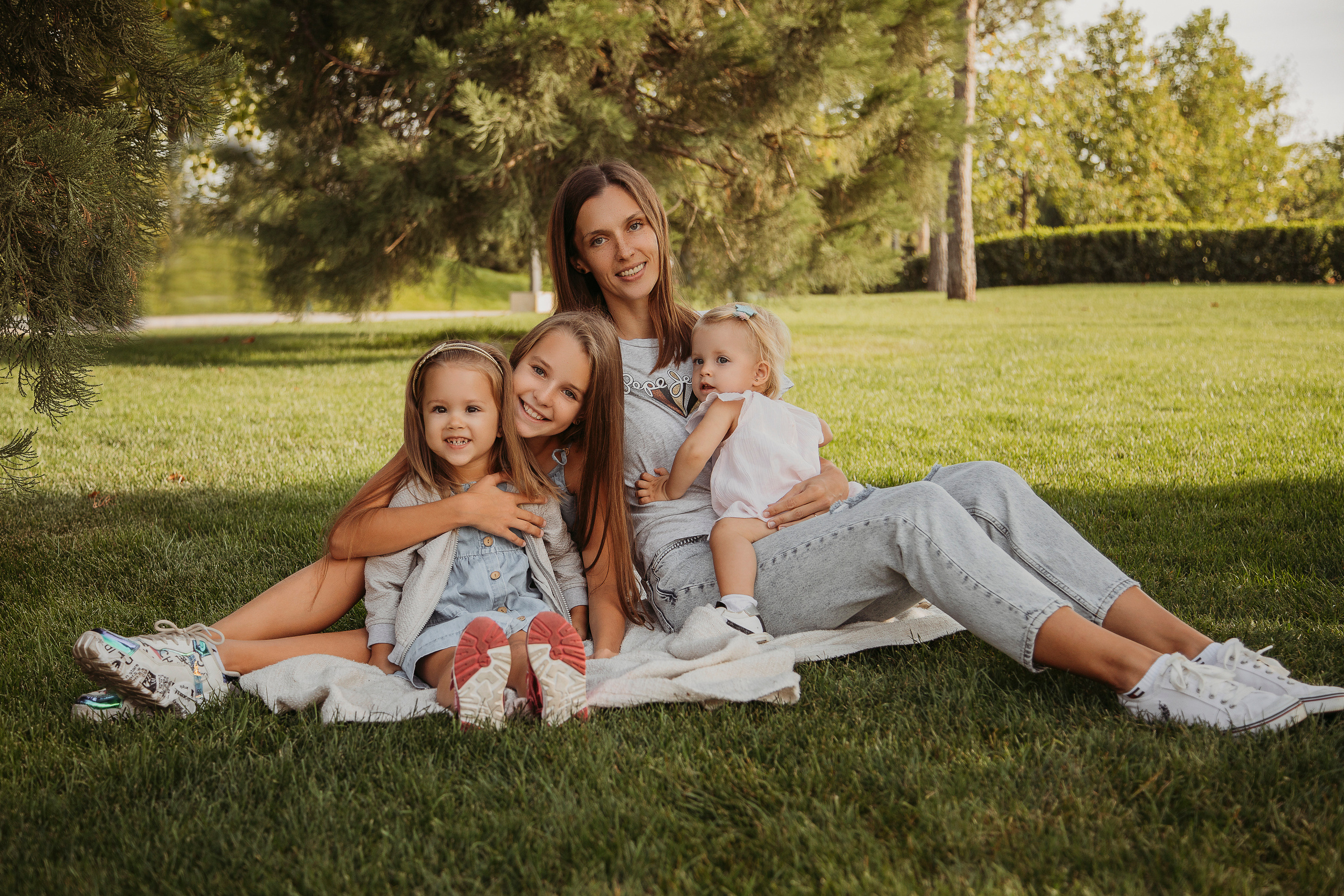 Семейная фотосессия на природе. Семейный фотограф в Краснодаре Коломыцева Евгения