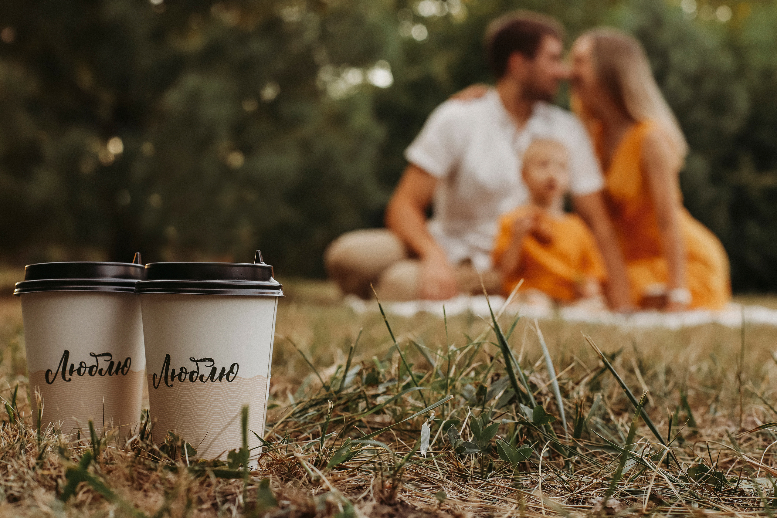 Семейная фотосессия на природе. Семейный фотограф в Краснодаре Коломыцева Евгения