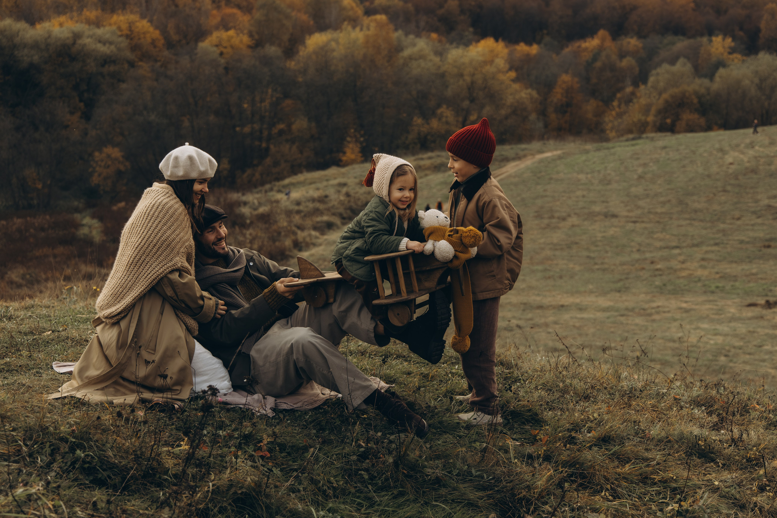 Теплая осенняя история. Семейный фотограф в Москве Лоншакова Кристина