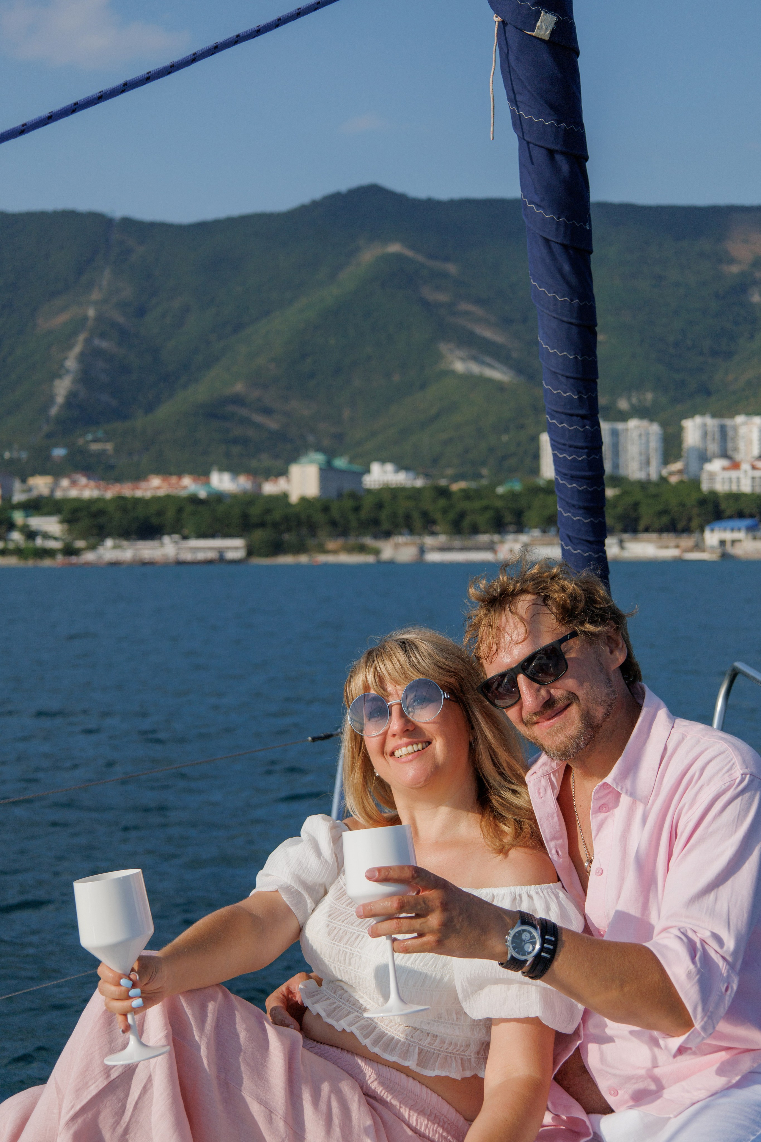 Лавстори на яхте. Семейный и портретный фотограф в Геленджике Любовь Бодрова