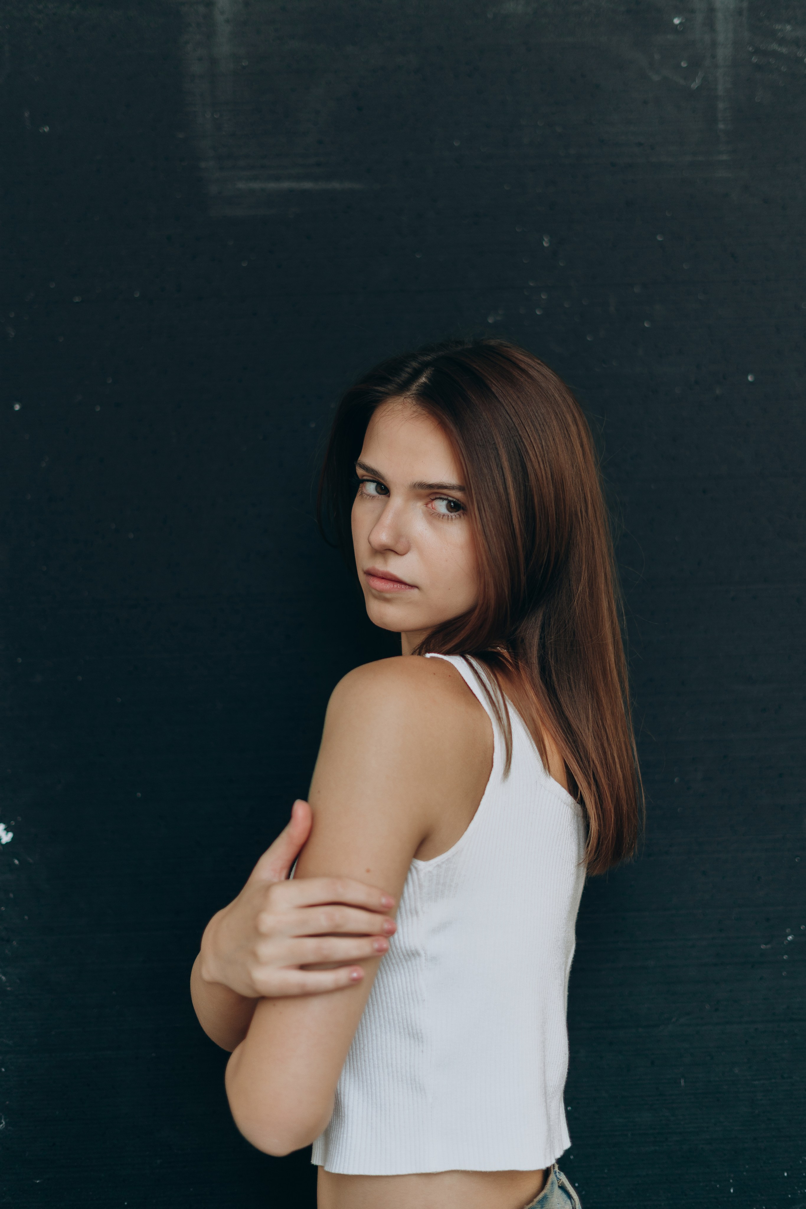 Настя. Модельные тесты. Фотограф Москва Виктория-Антуанетта