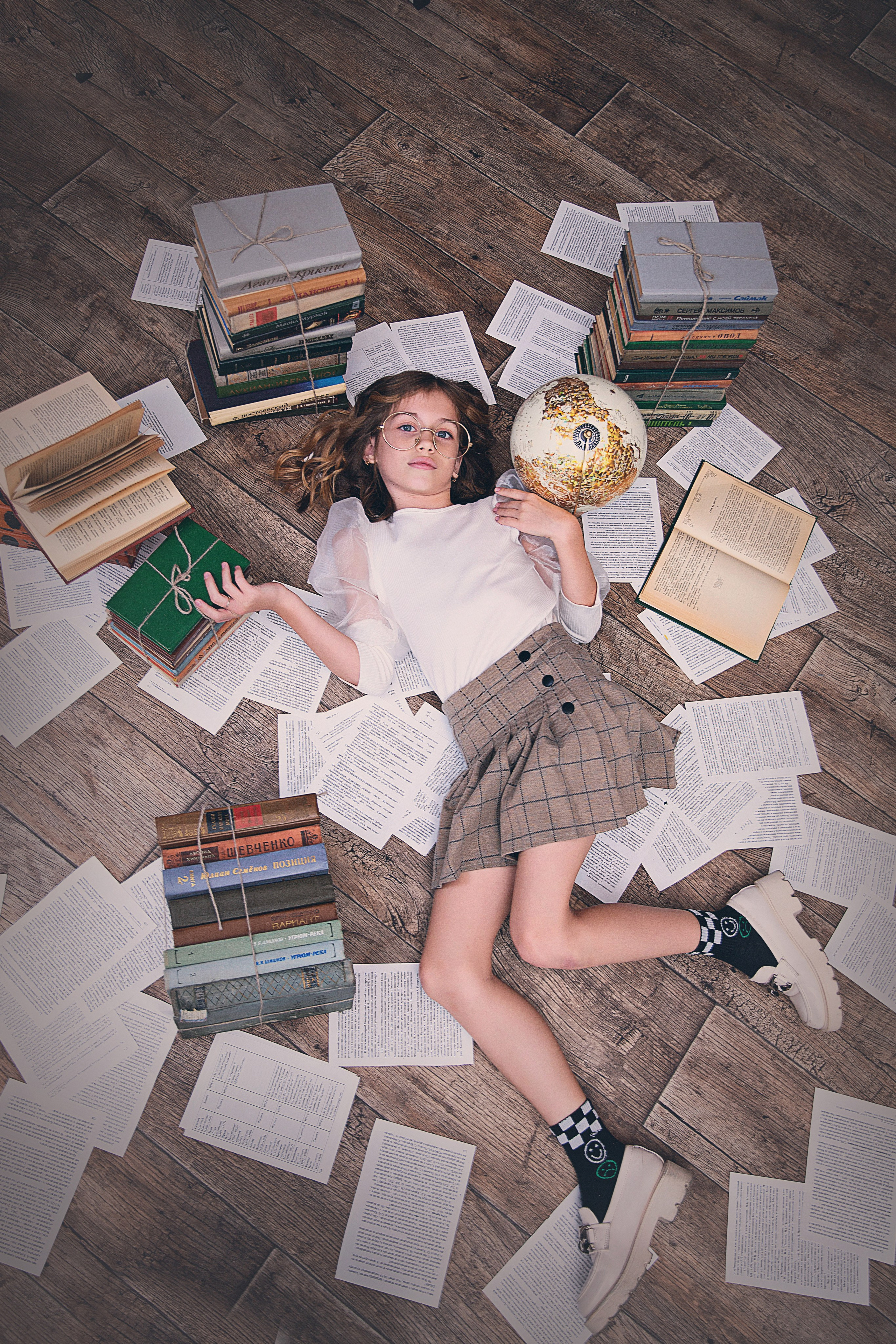 Индивидуальные фотосессии школьников. Детский школьный фотограф в Кемерово Зиновьева Екатерина