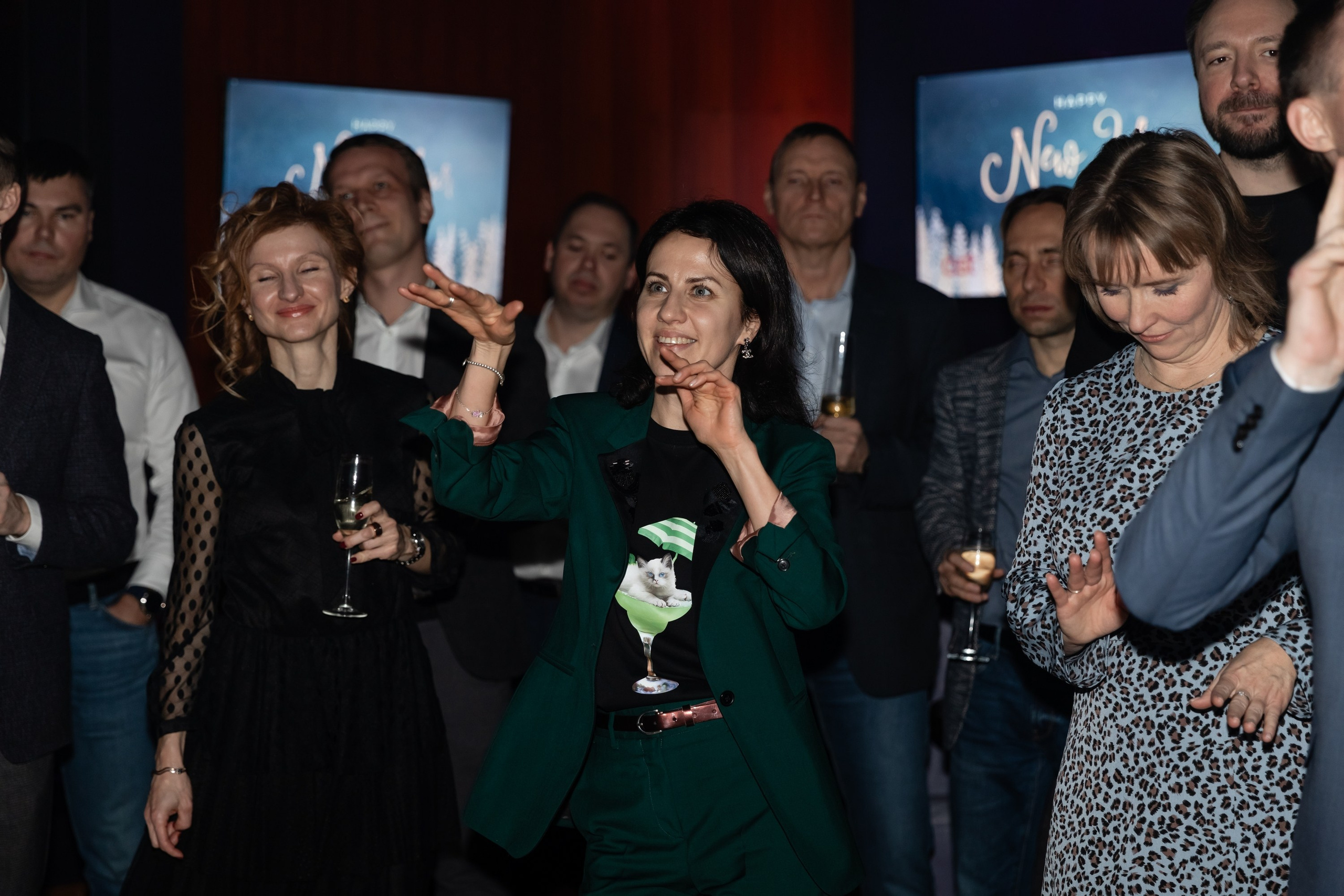 Новогодний корпоратив (Караоке клуб Who is who). Татьяна Чернышова свадебный фотограф Москва