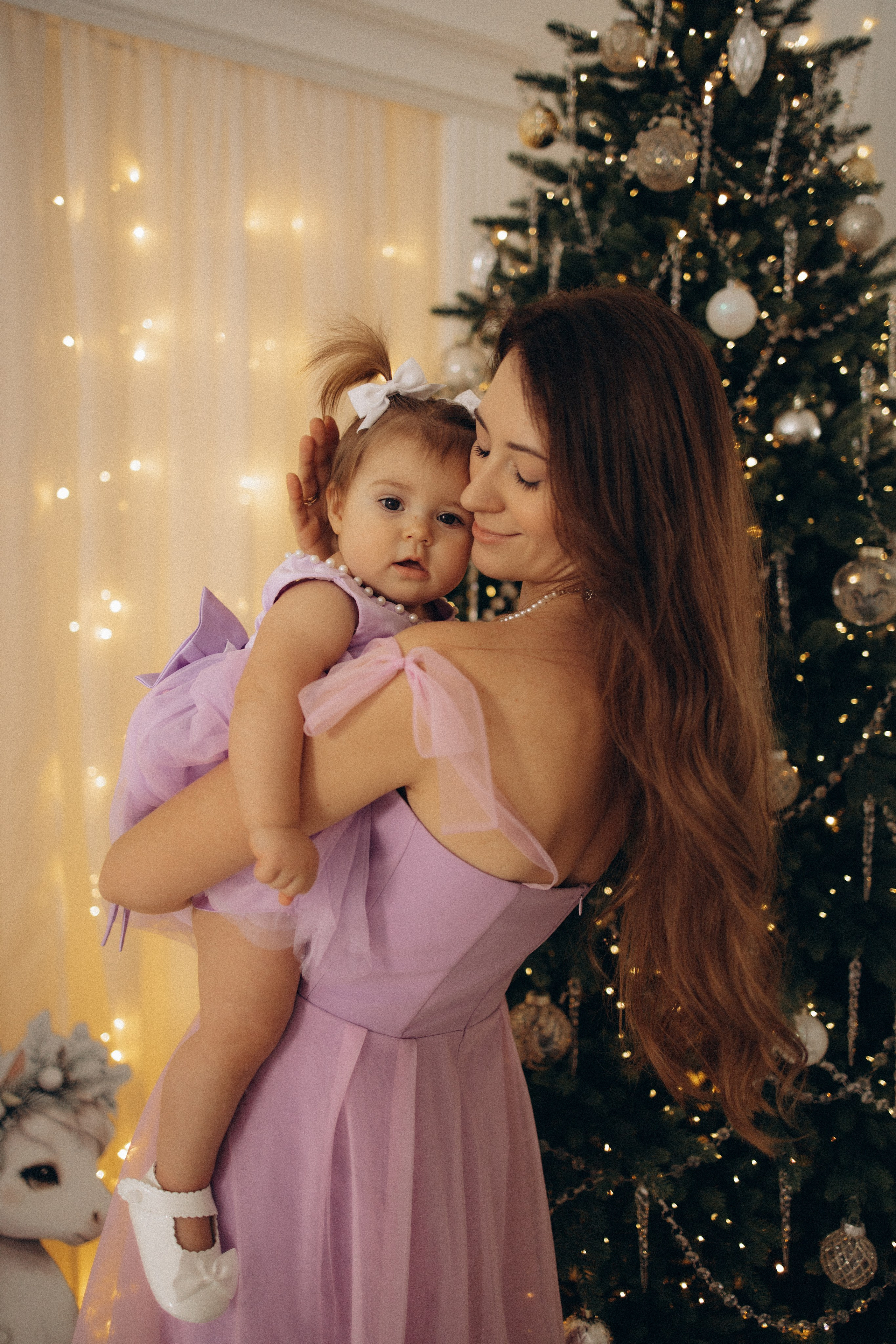 Новый год маленькой Анечки. Семейный фотограф в Москве Анастасия Шалда