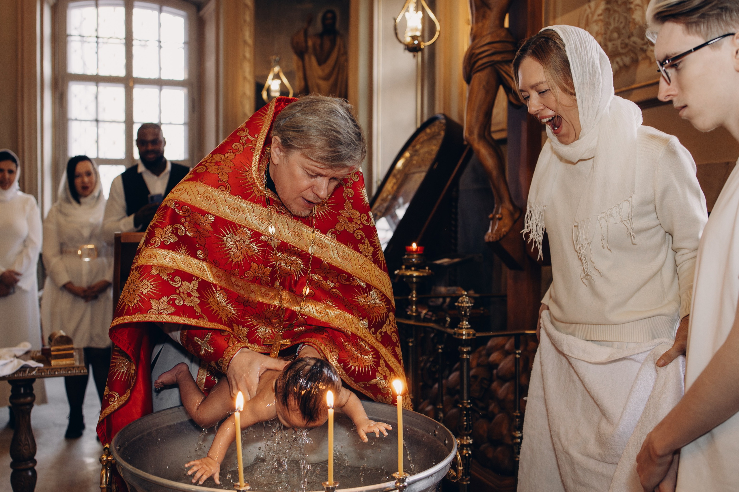 Крещение Габлиеллы. Церковный фотограф в Москве Валентина Черникова. Фотографирую Крещения и Венчания со всей душой!