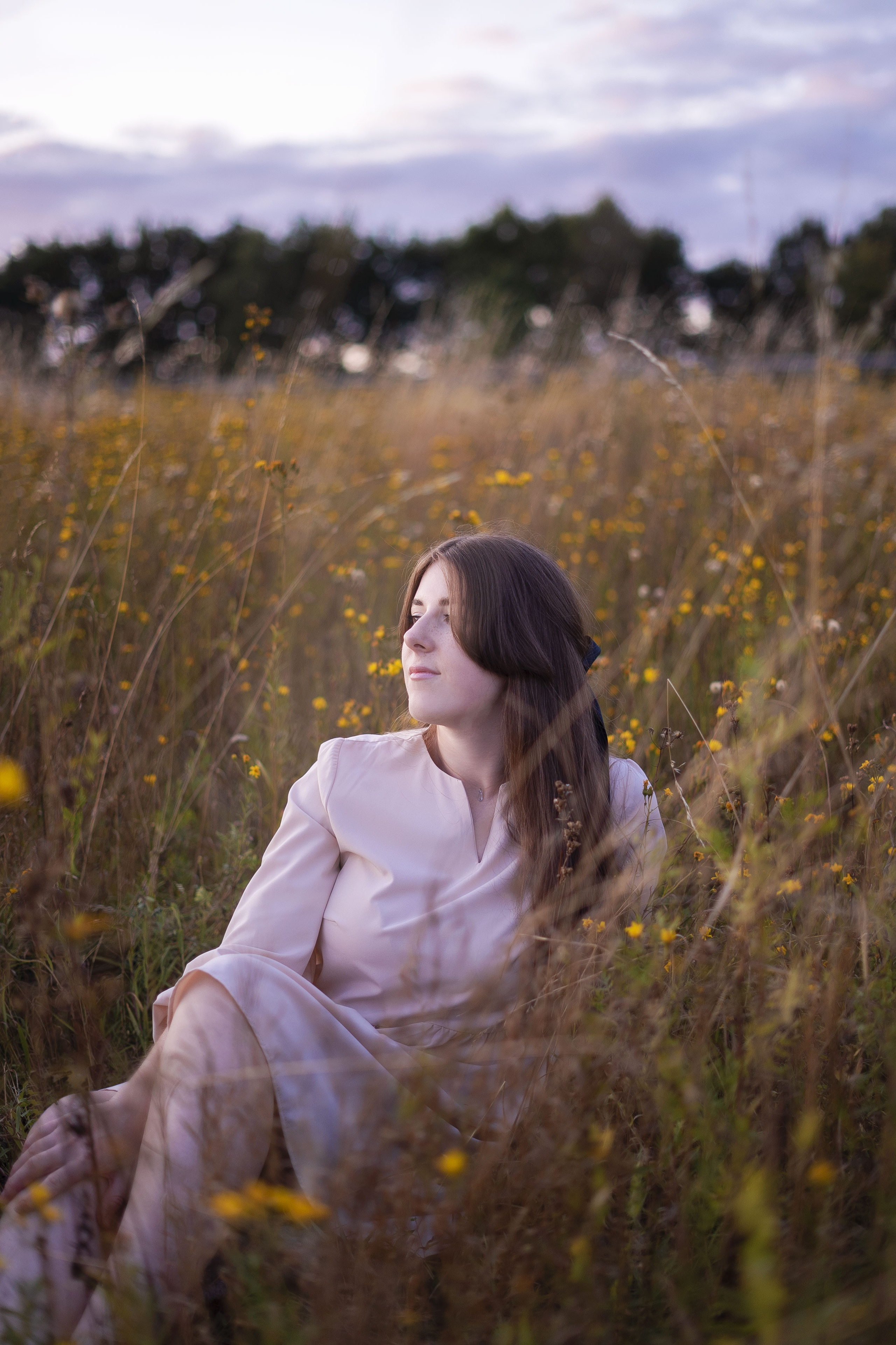 Александра (фотосессия в поле). Фотограф Вера Зверуго в Орле