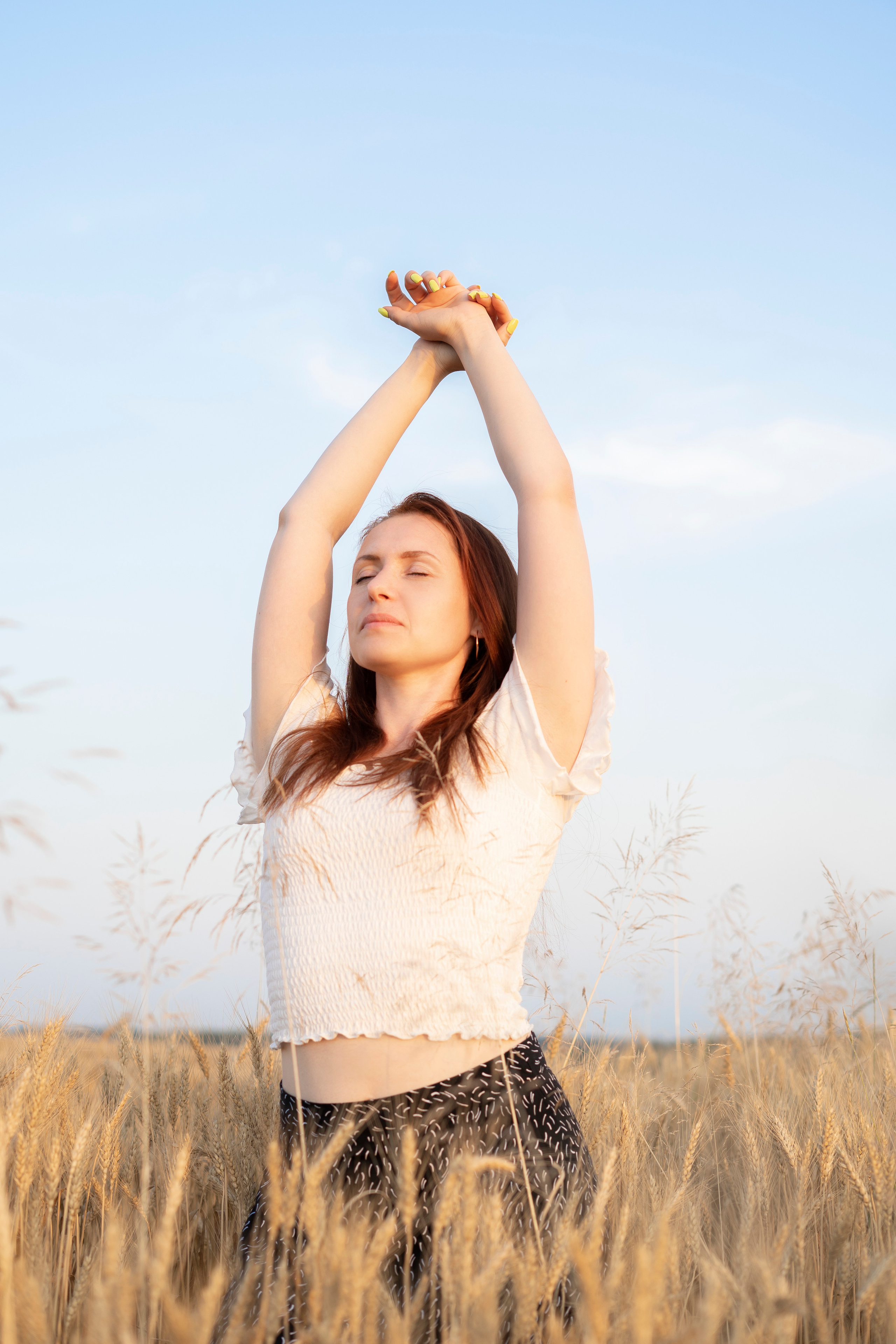 Наталия и Юлия (фотосессия в пшенице). Фотограф Вера Зверуго в Орле