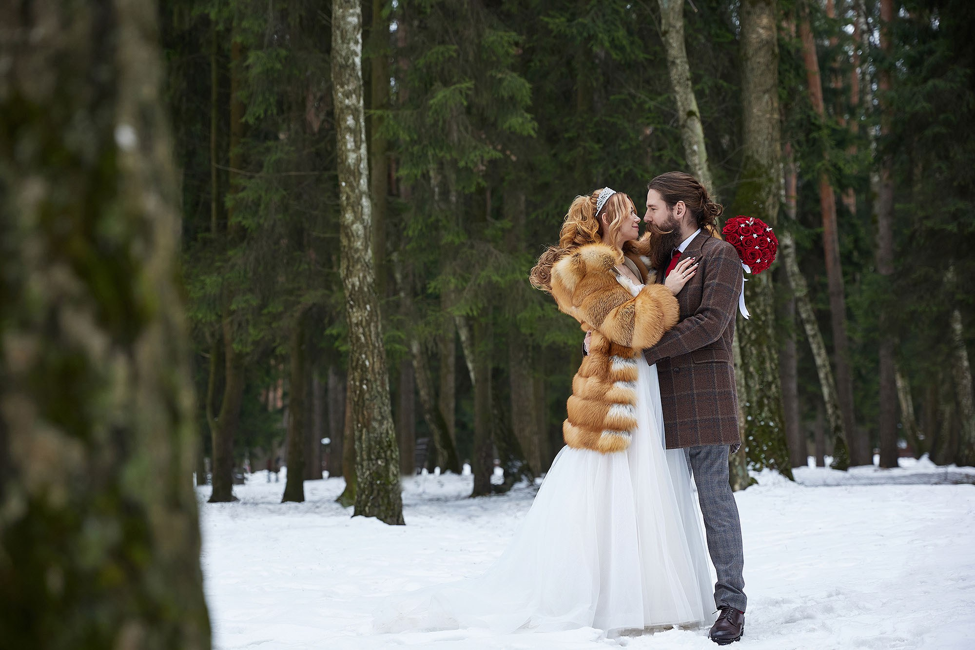 Прогулка, фотосессия жениха и невесты. Свадебная съемка. Фотограф в Москве Валерий Боцман