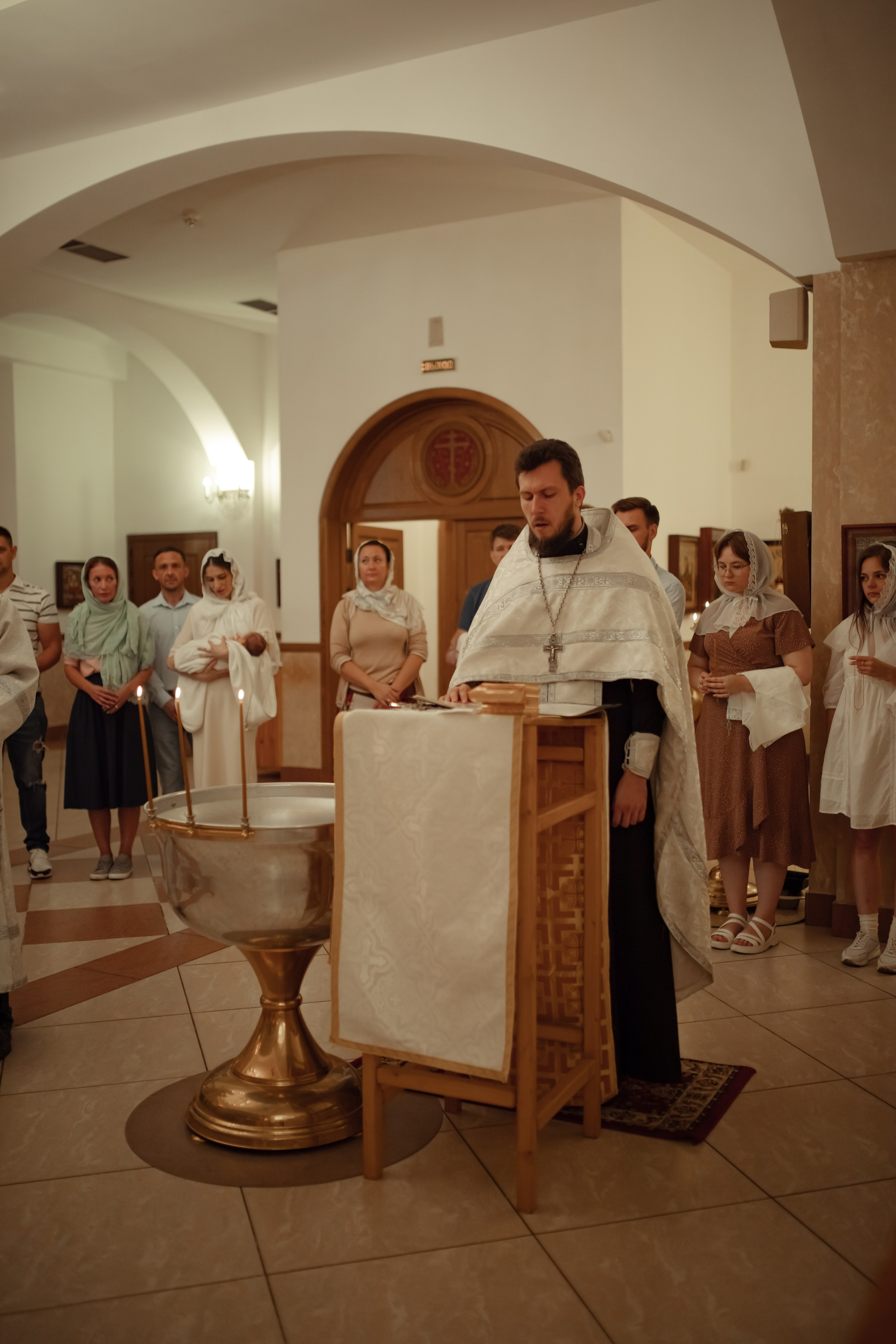 Крещение Анастасии. Семейный и детский фотограф в Москве Дорогова Екатерина