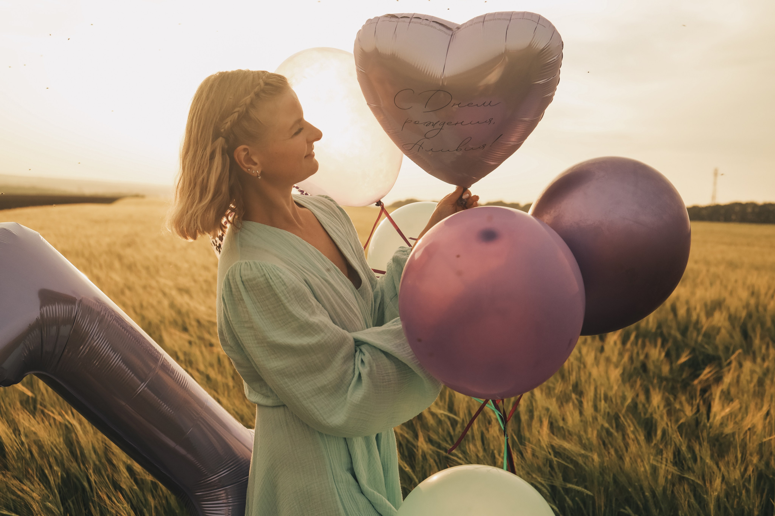 Фотосессия с Бэмби и др в поле пшеницы. Иванова Ирина Свадебный и семейный фотограф г. Уфа