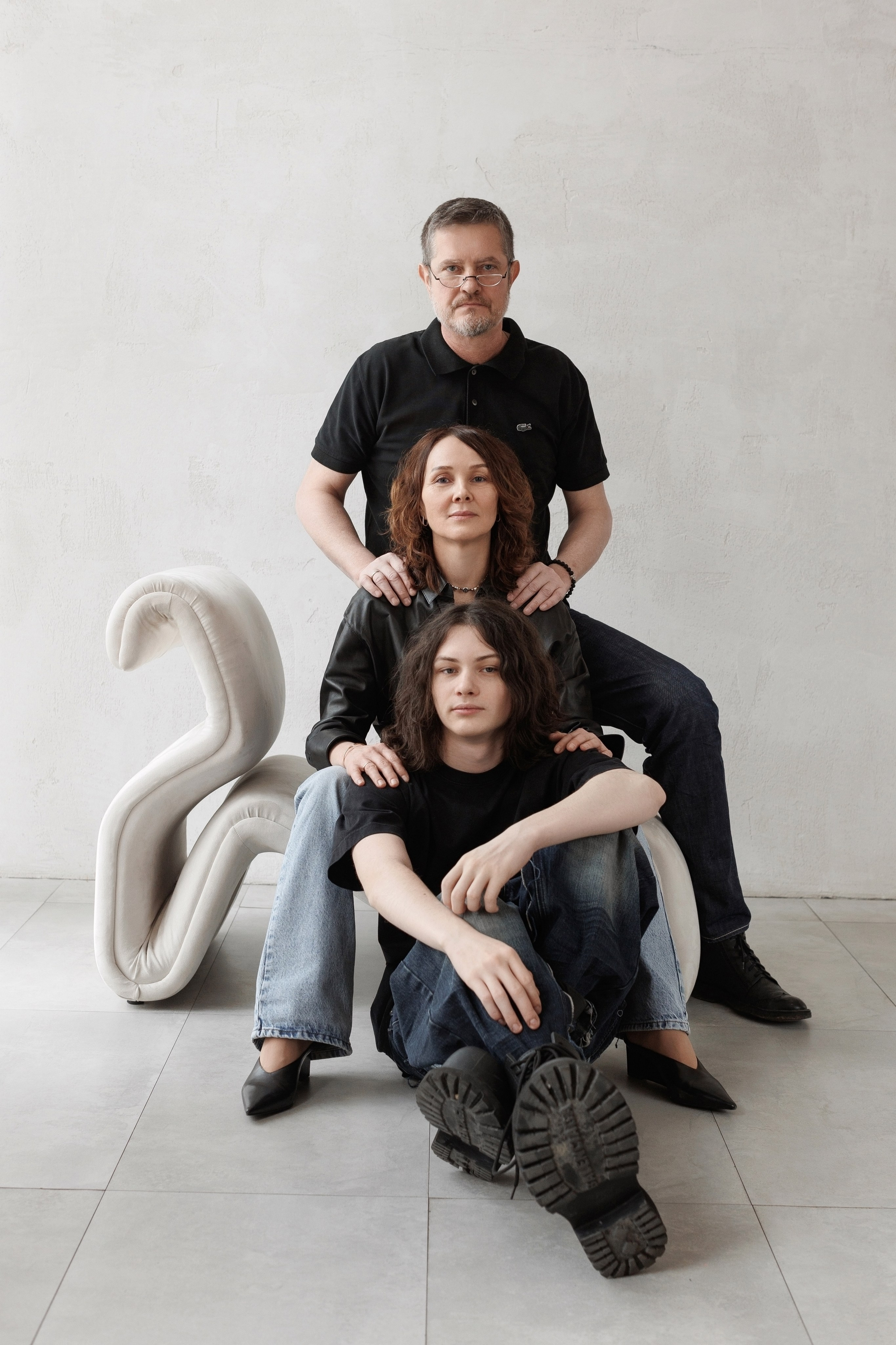 Съемка большой семьи. Фотосессии в фотостудии Мимика Москва