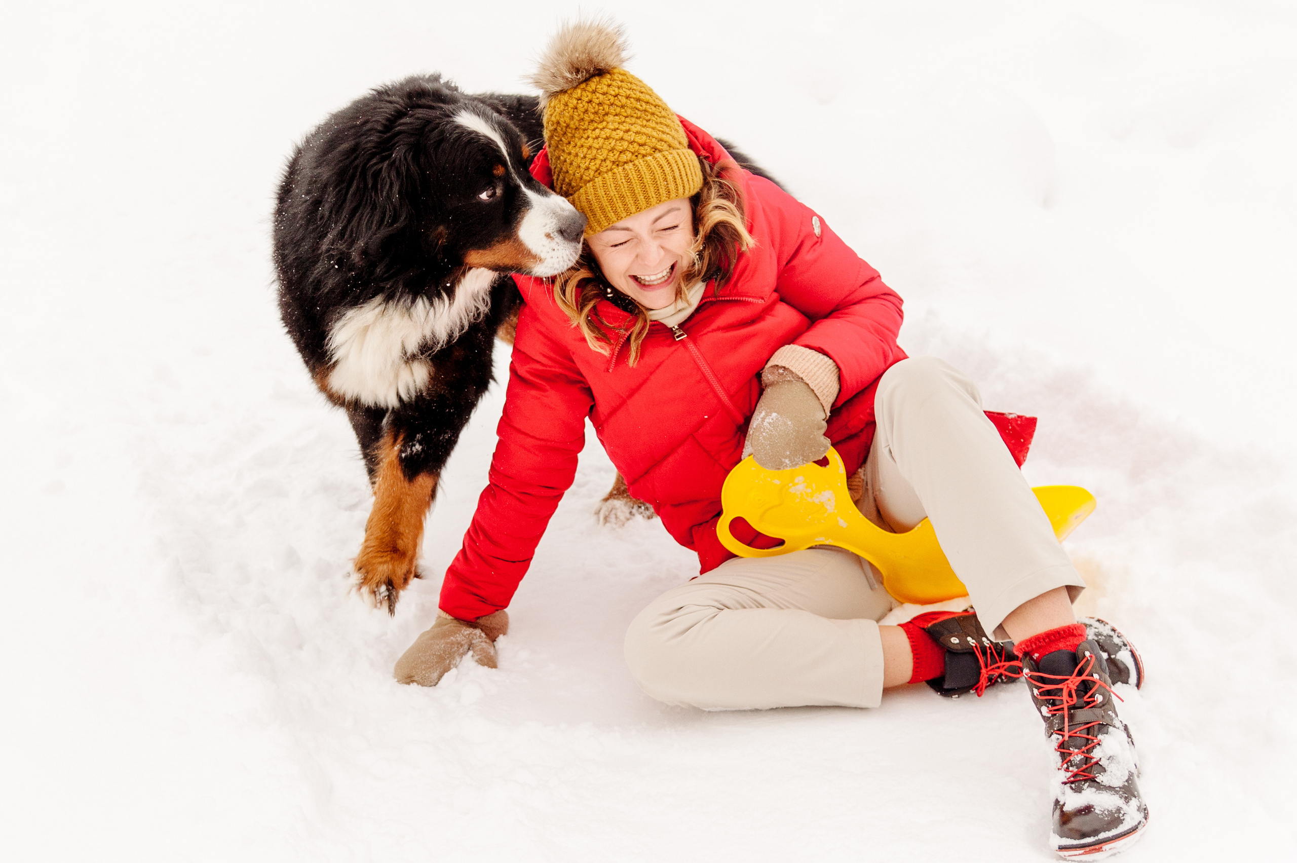 Зимняя семейная фотосессия за городом большой семьи. Семейный фотограф в Москве Елена Снегирева