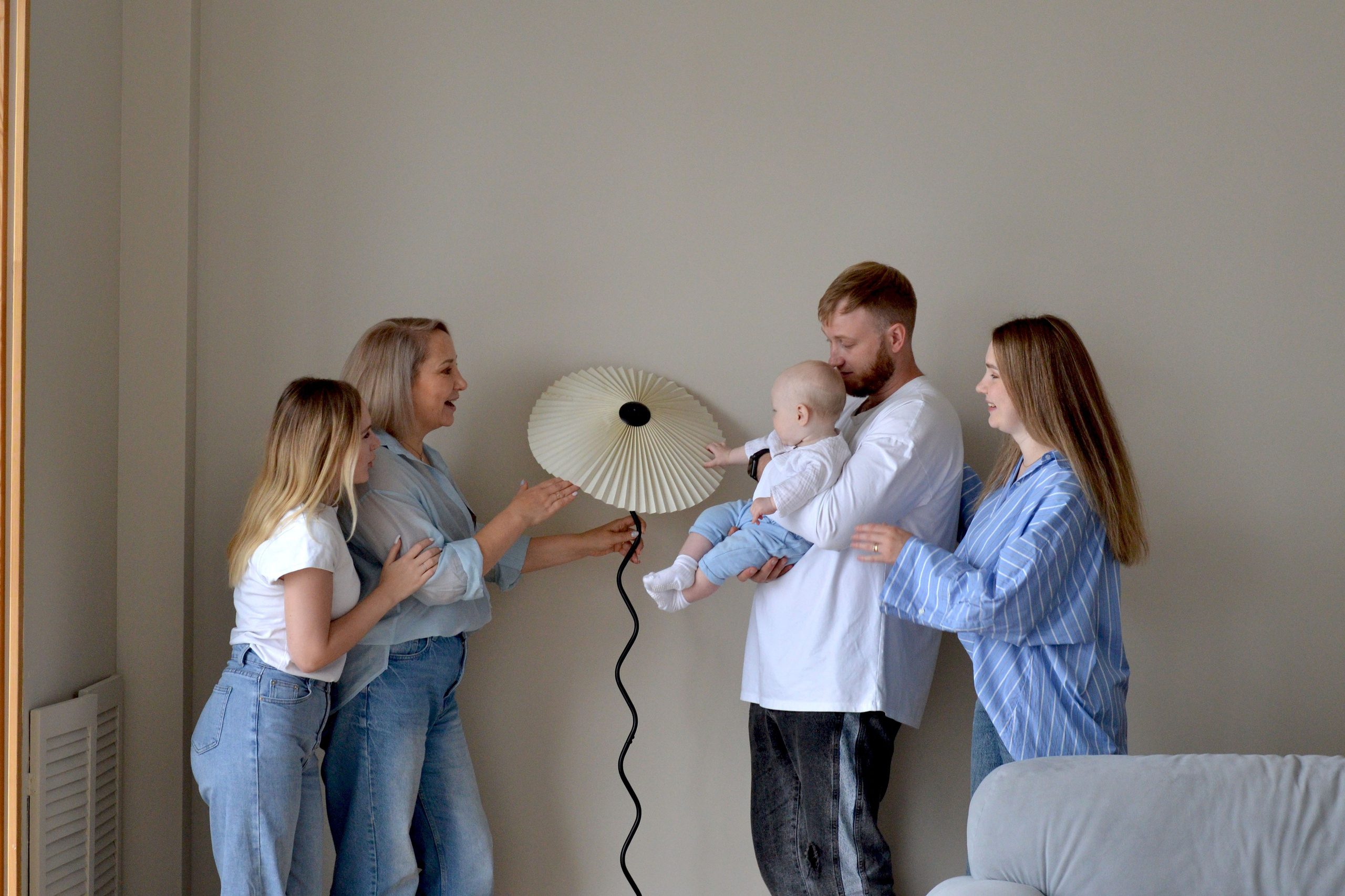 Семейная. Студия. Фотограф Ольга Дмитриева. Новосибирск