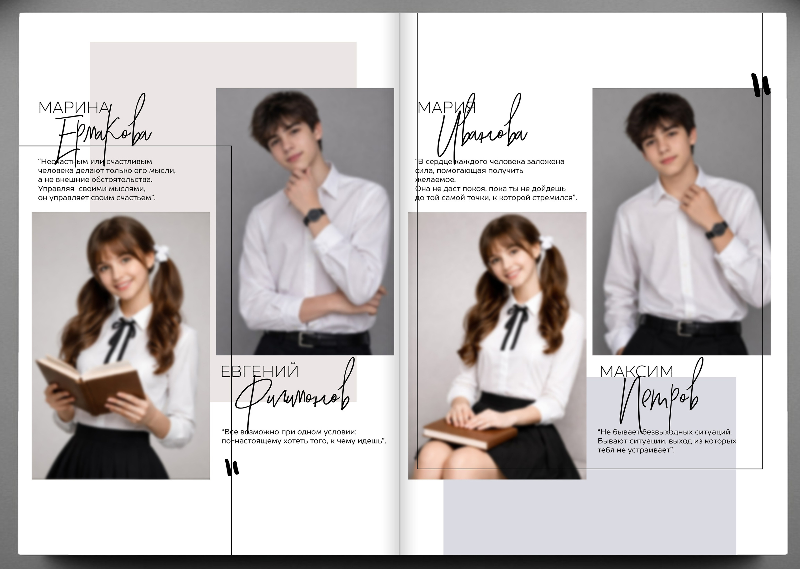 Школьные альбомы. Семейный фотограф в Рязани Мария Ермакова