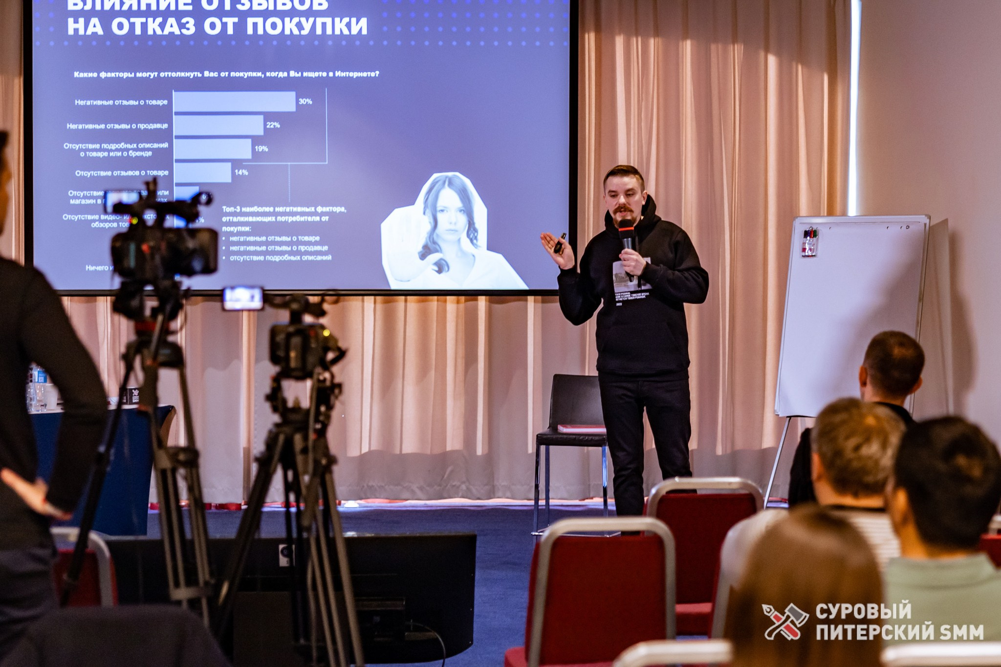 Репортаж конференции «Суровый Питерский SMM». Фотограф в Санкт-Петербурге Ефремова Наталья