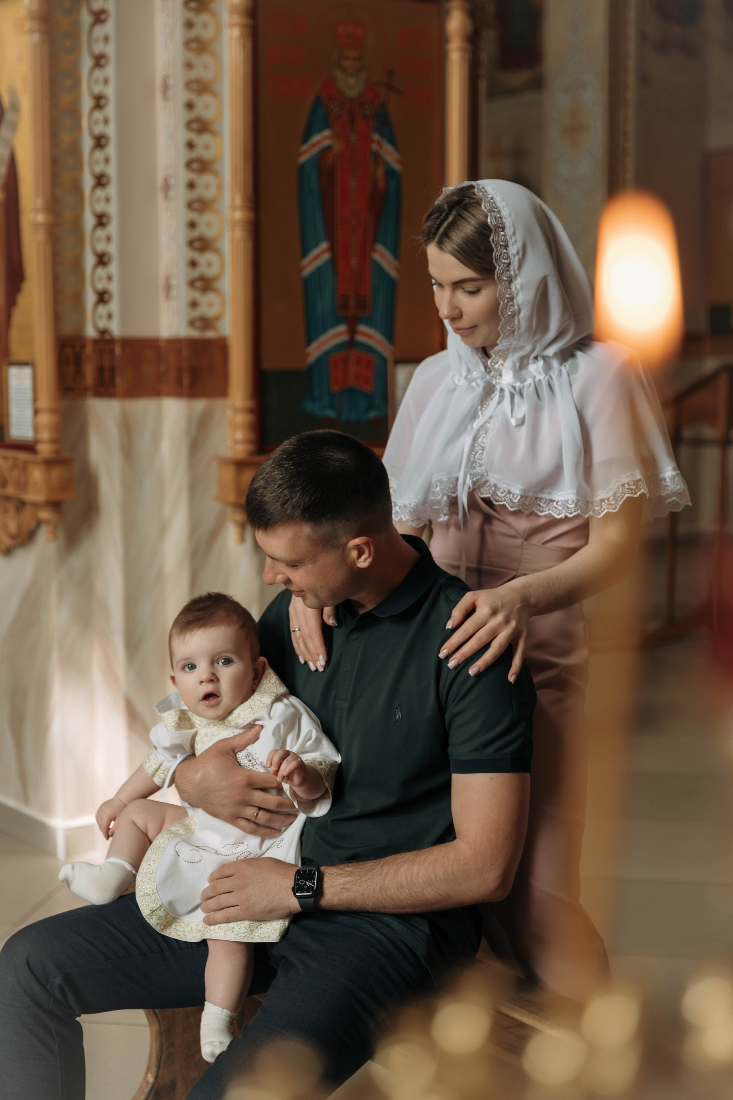 Таинство Крещения Даниила. Фотограф Сальск Катерина