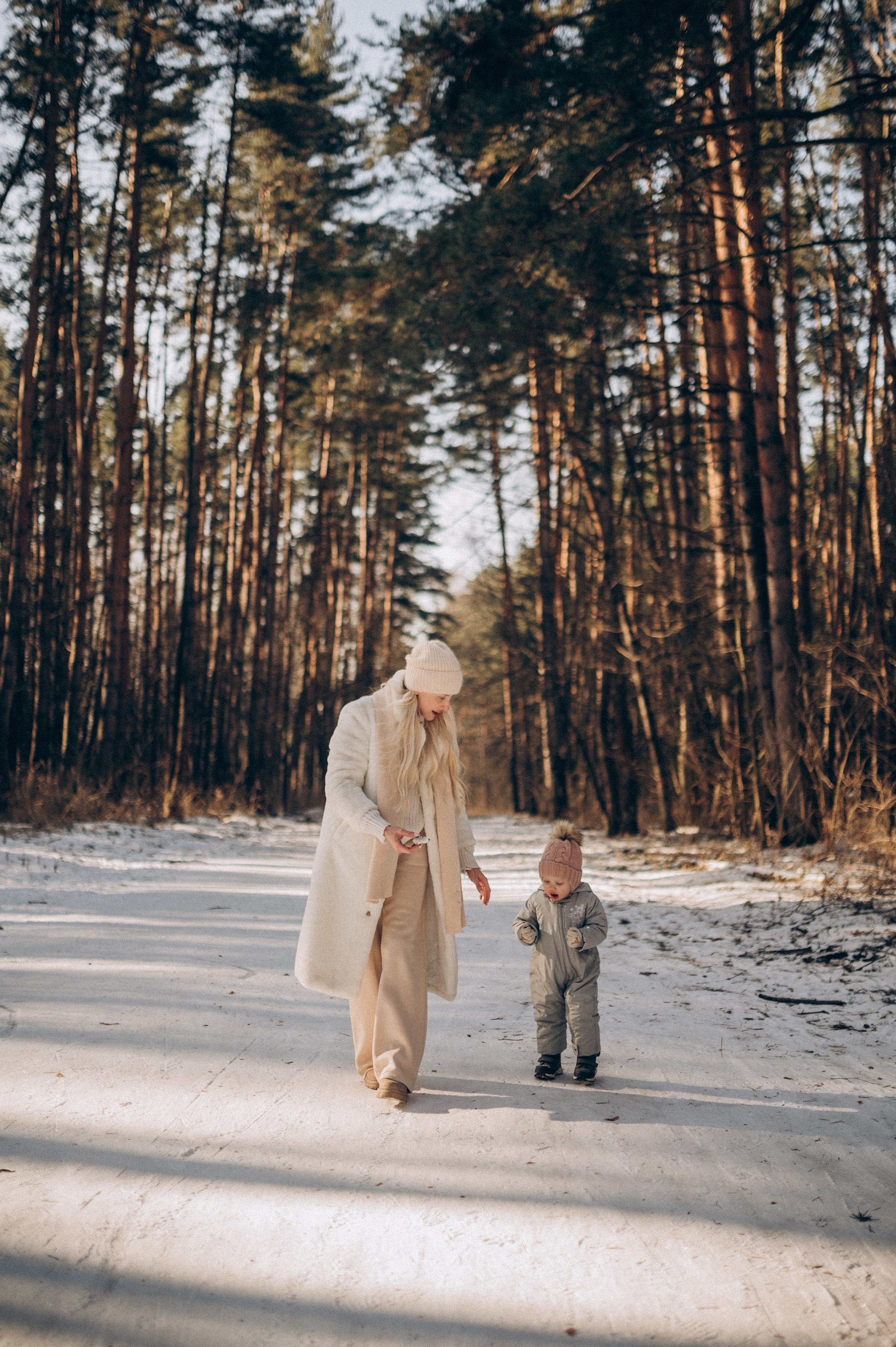 Зимняя фотосессия в лесу. Семейный фотограф в Домодедово и Москве Елена Пичугина