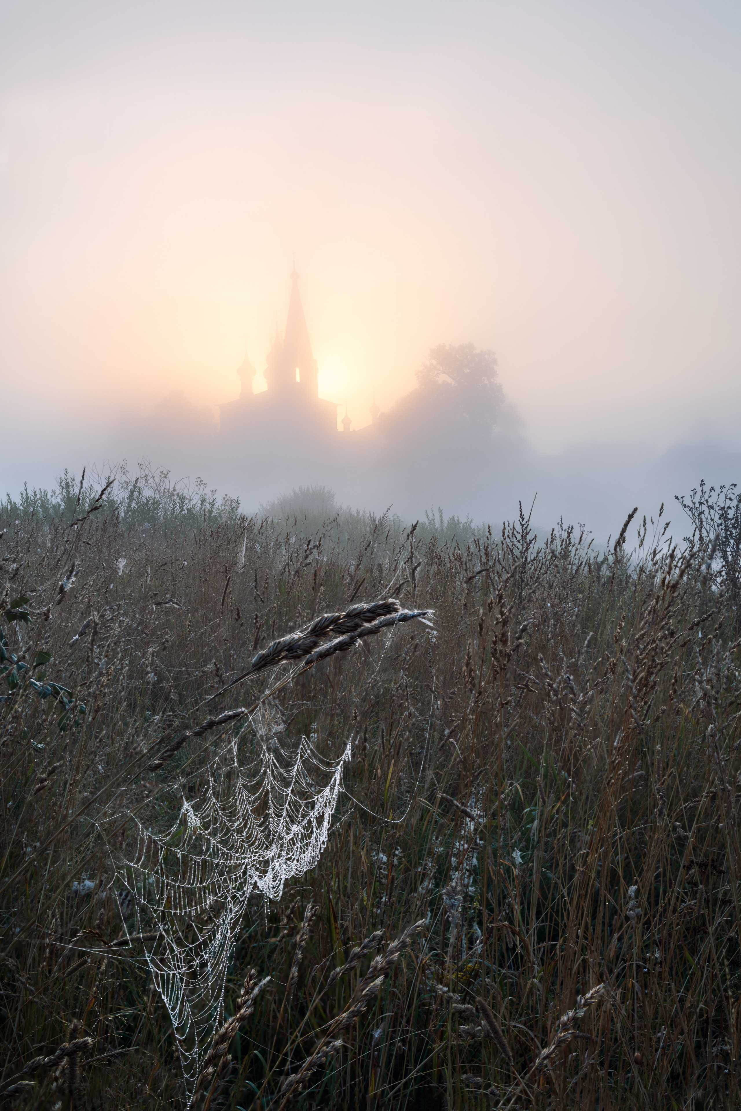 Glimpse of autumn. Dunilovo, Ivanovskaya region, Russia.