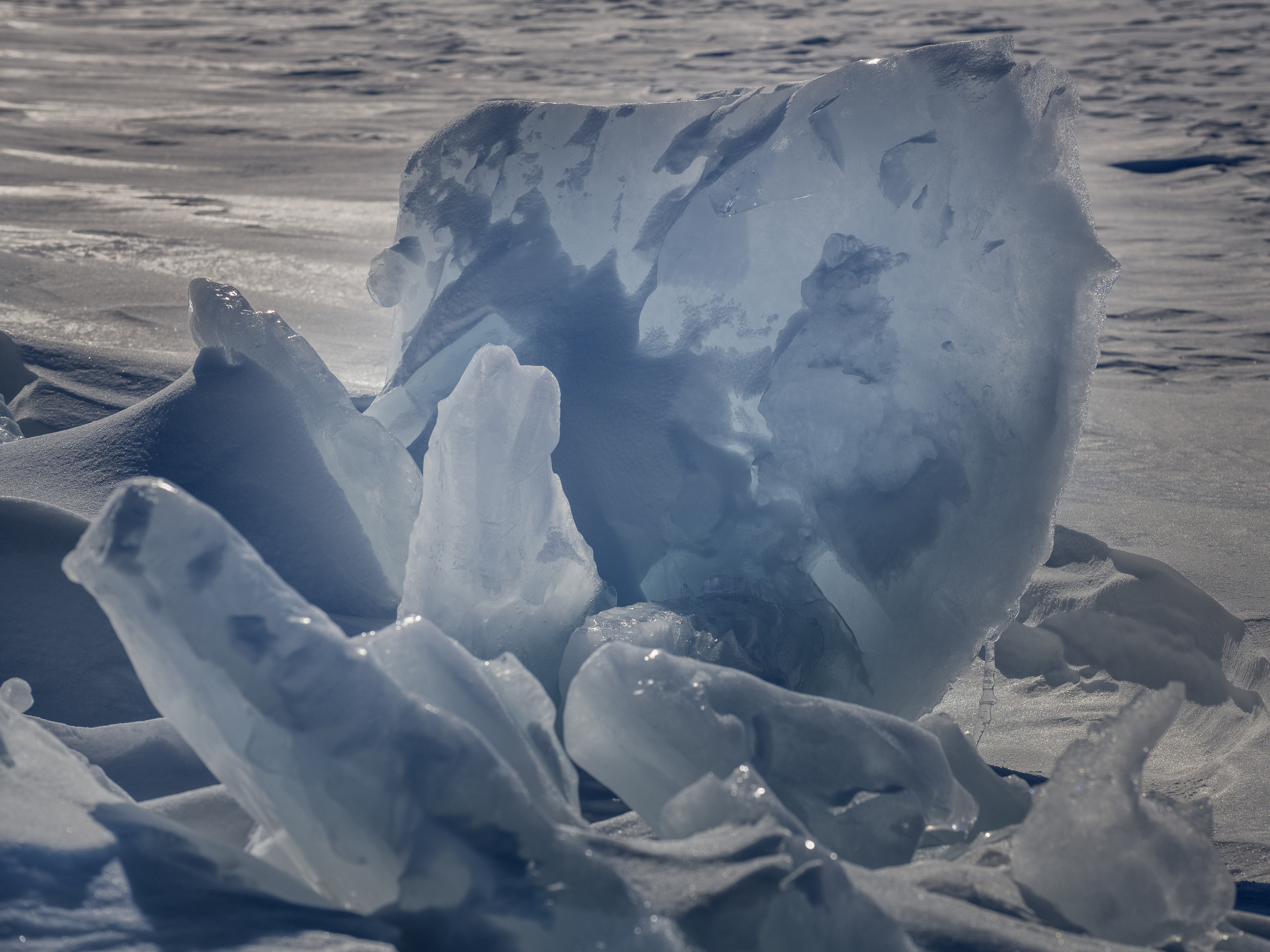 Treasure of Baikal. Baikal lake, Siberia, Russia.