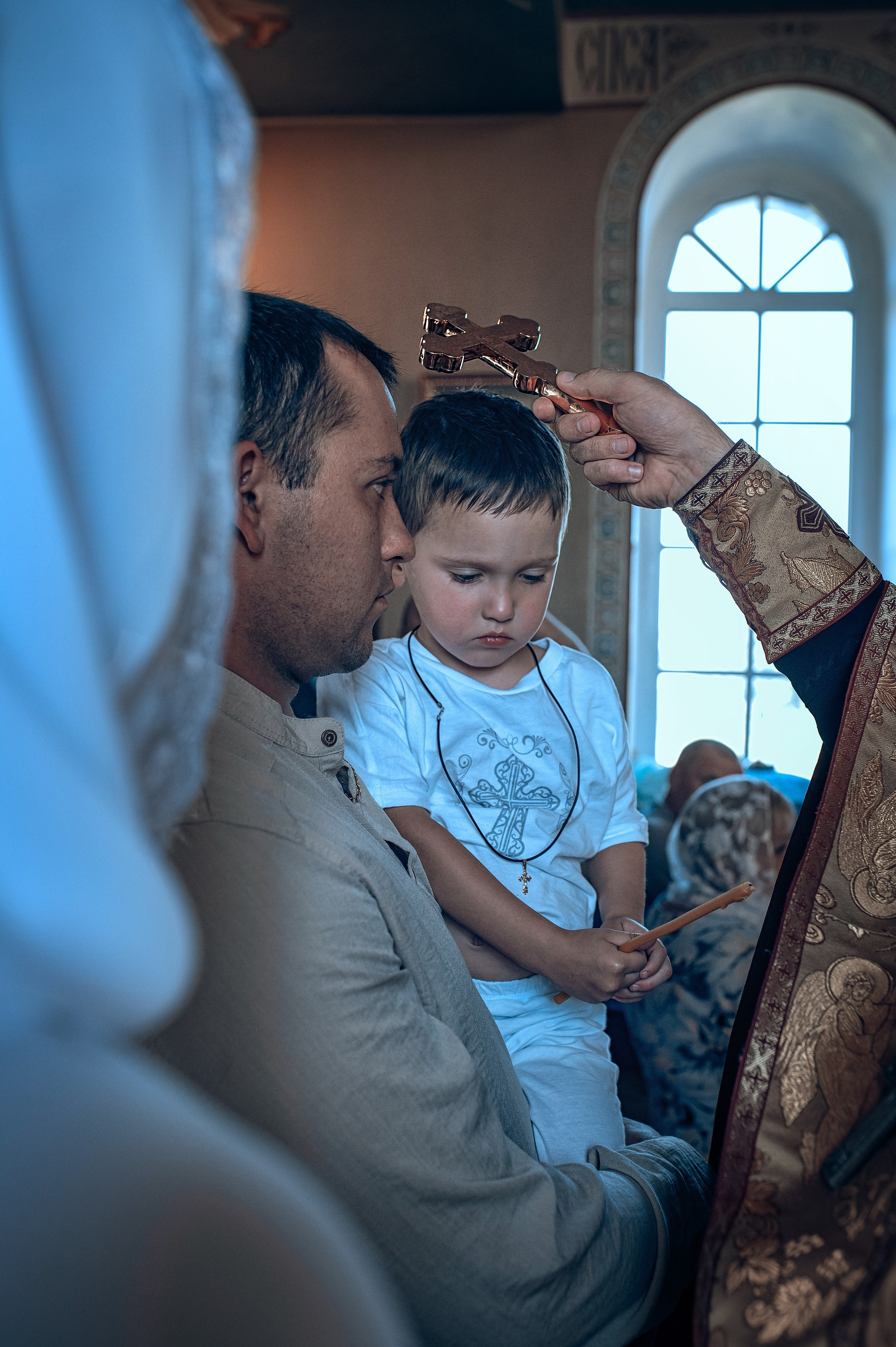 Съемка таинства крещения в Красноярске. Фотографы крещения/венчания  Красноярск Татьяна и Вячеслав Переваловы