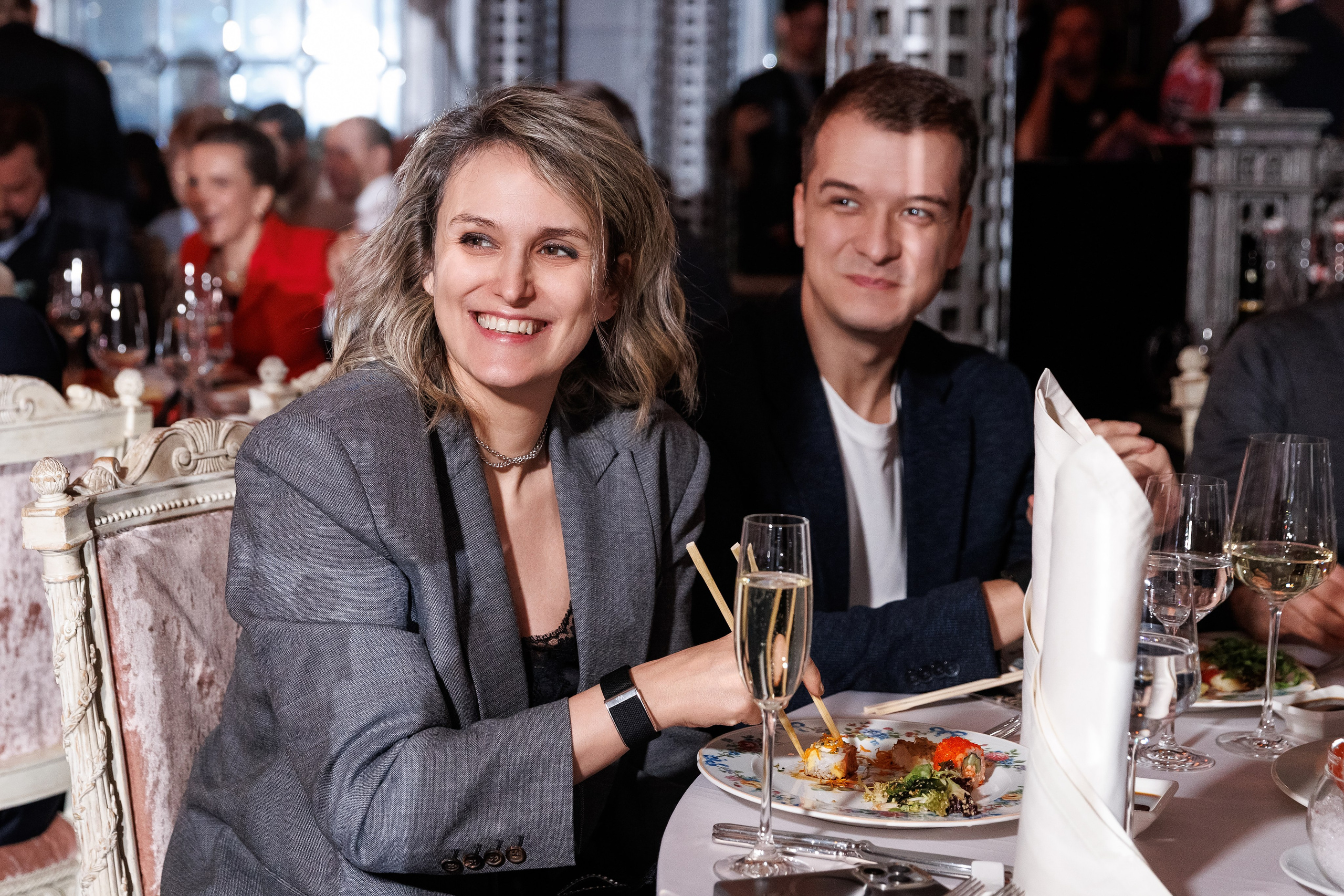 Новогодний ужин Сбер