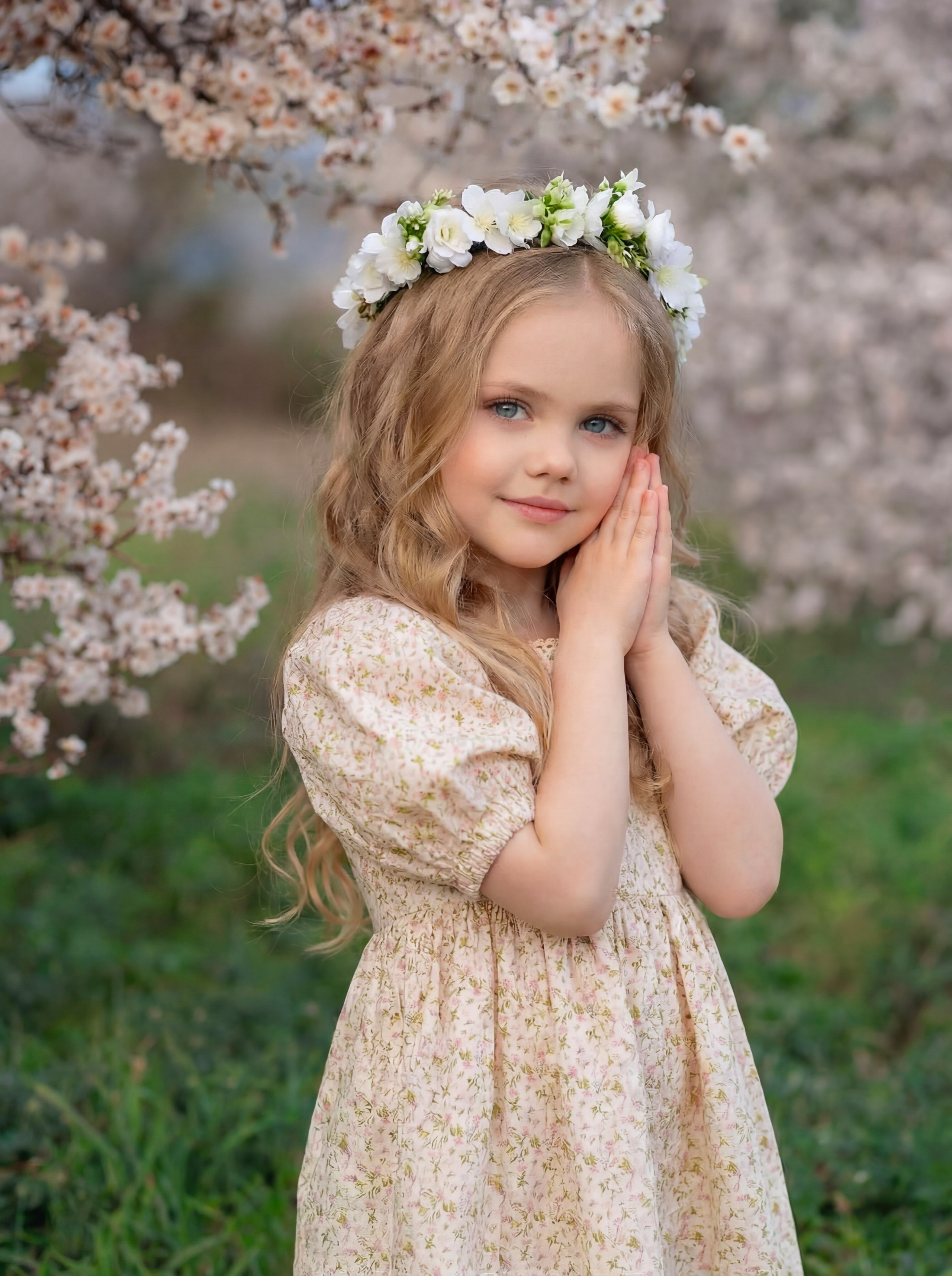 Цветущий сад. Детская фотостудия Москва