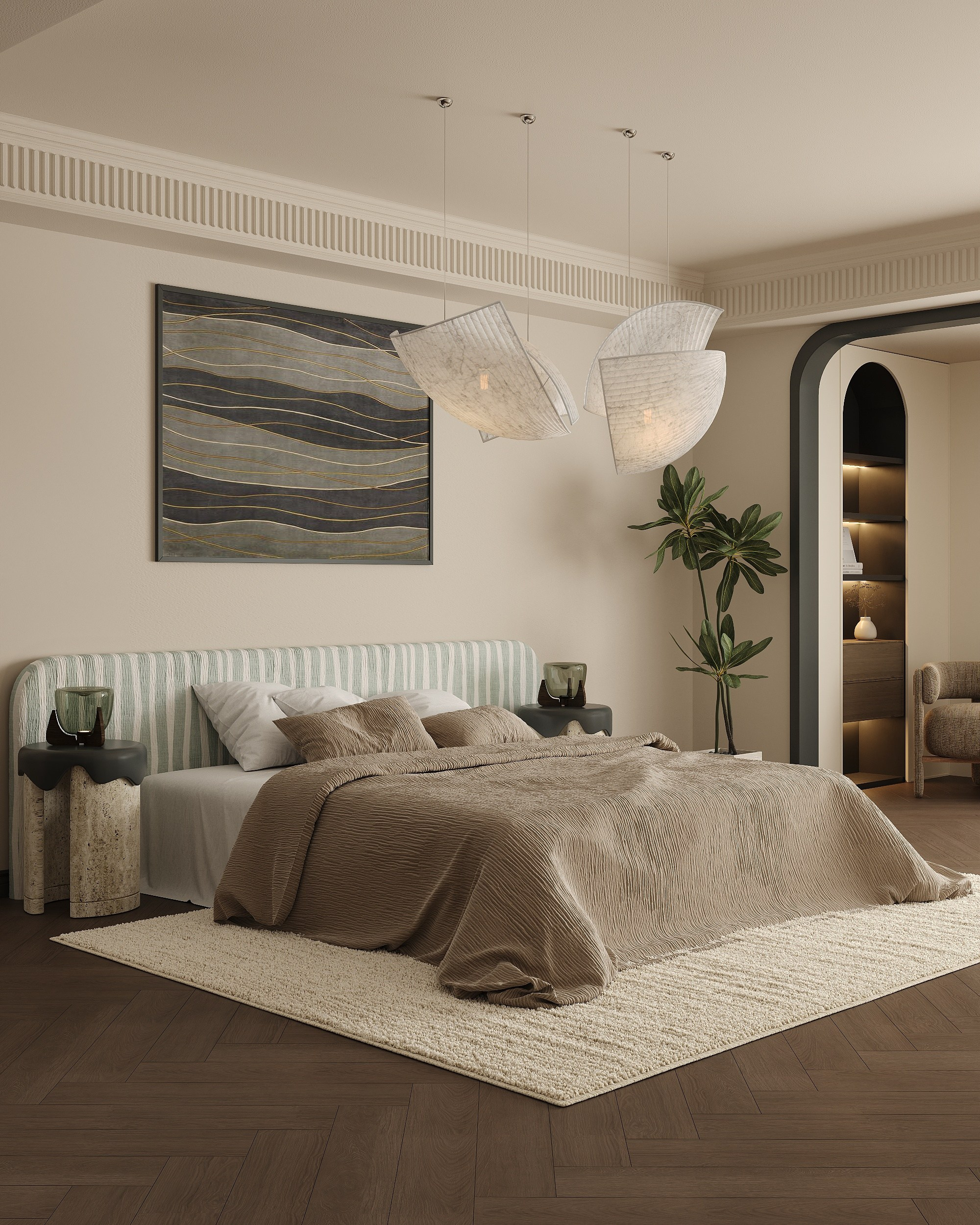 Bedroom /Madrid/Spain. Solovets visualization