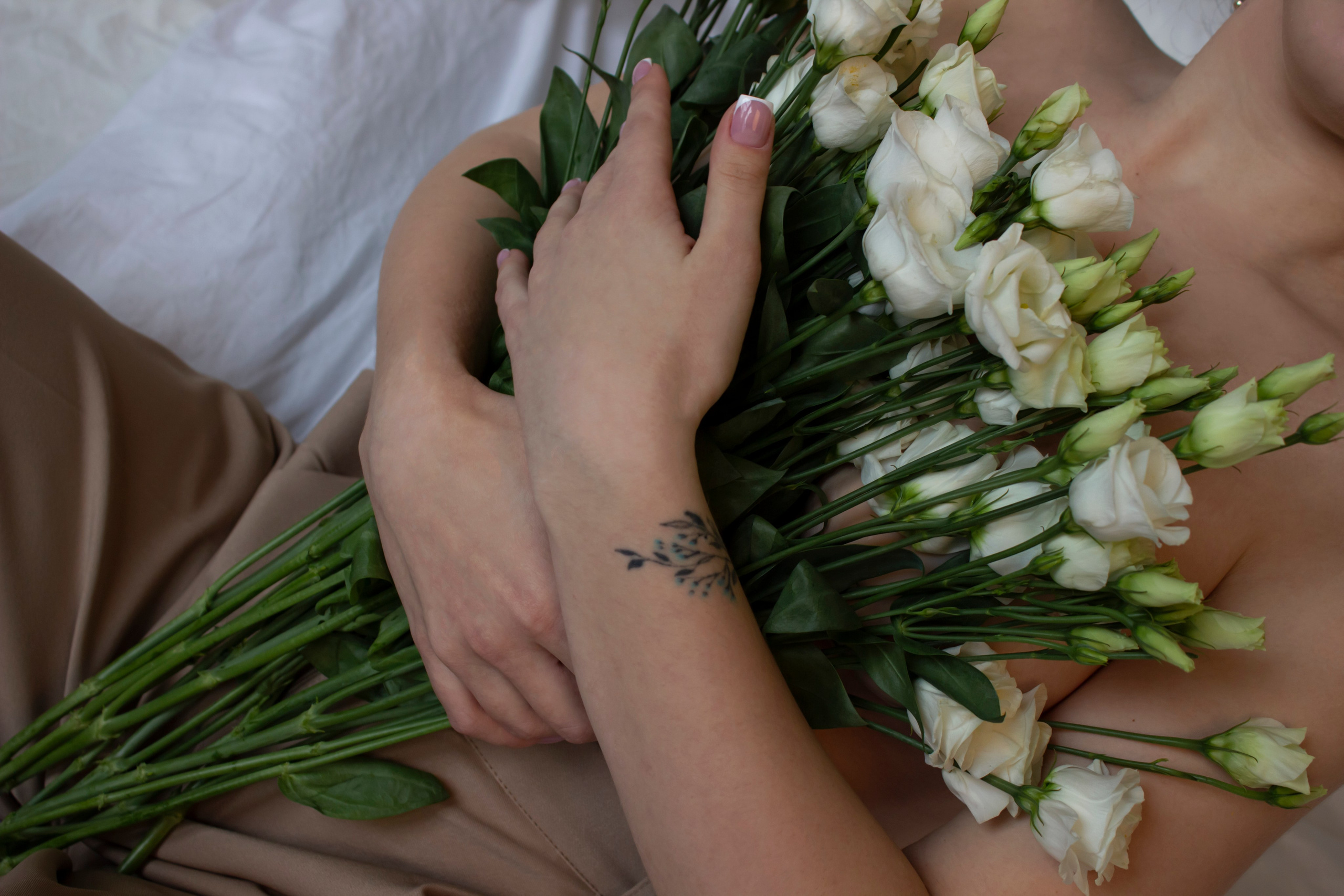 Мария с розами. Фотограф Алексеева Арина