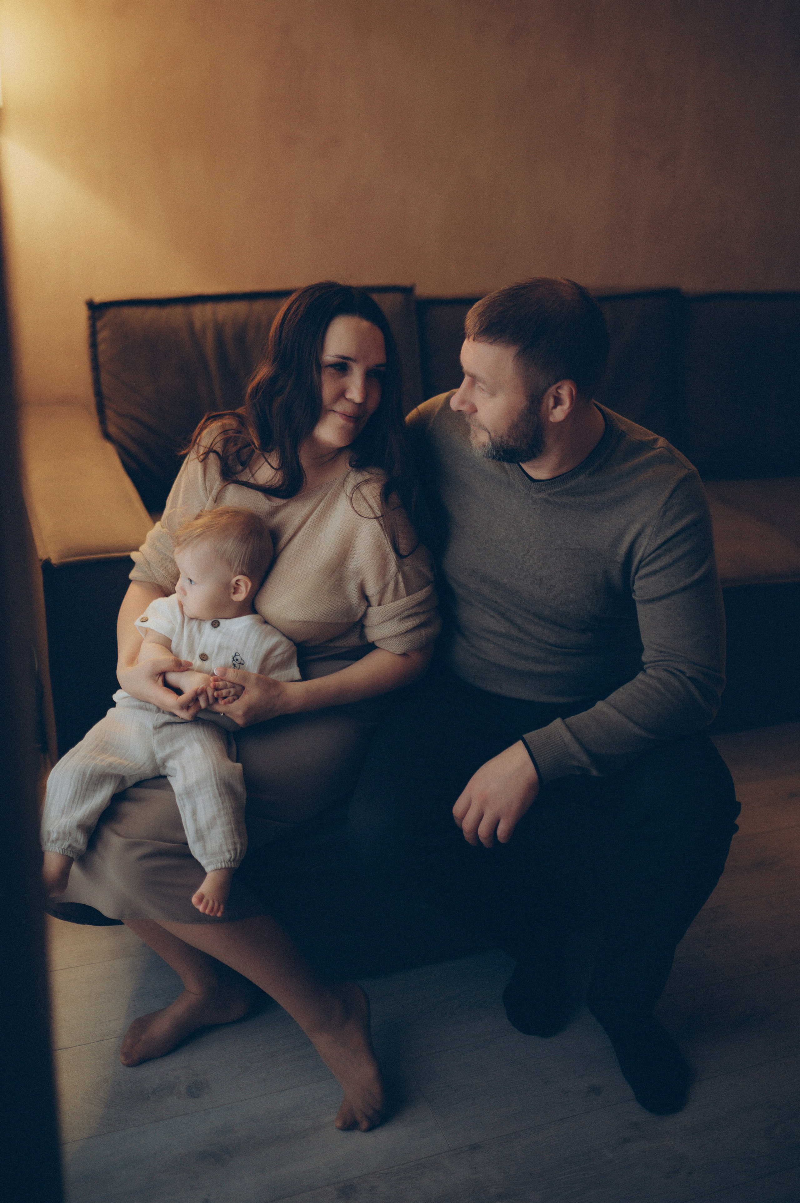 Лева, Жанна и Владимир (новогодняя домашняя). Фотограф, г. Лесной Свердловской области