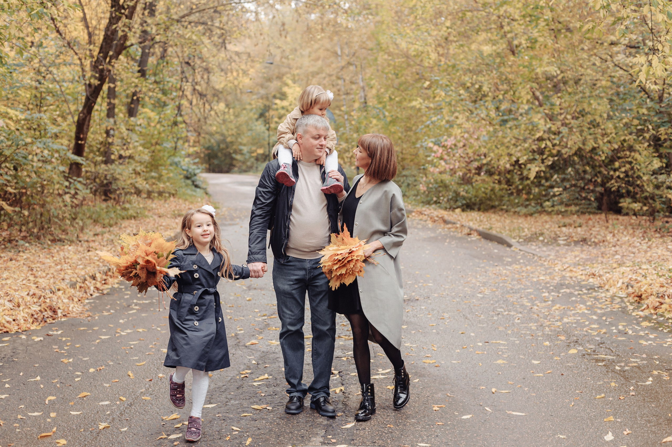 Семейная съёмка.г. Москва. Воробьёвы горы. Семейный фотограф Ульяна Вишнякова
