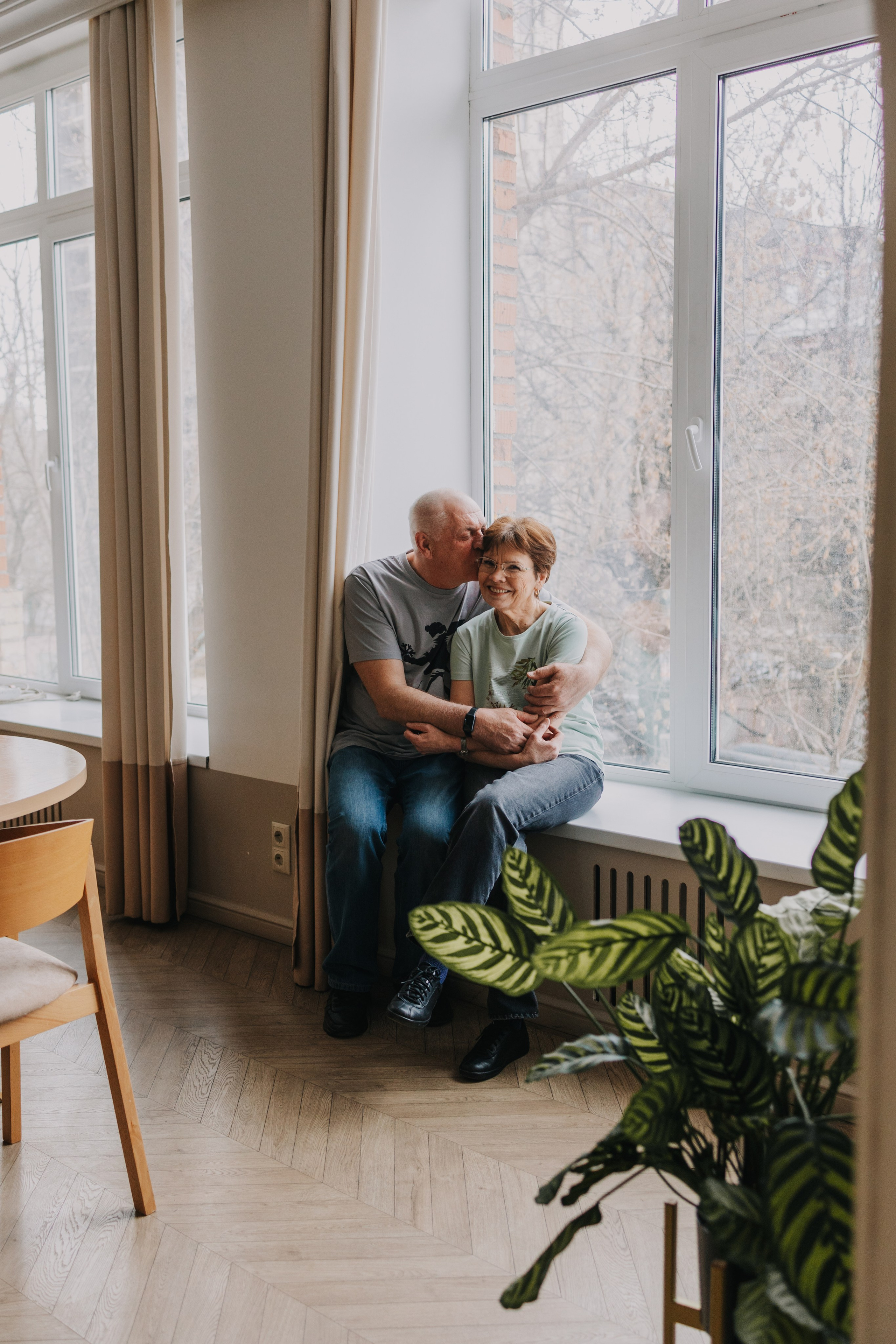 Большая семья. Домашняя фотосессия