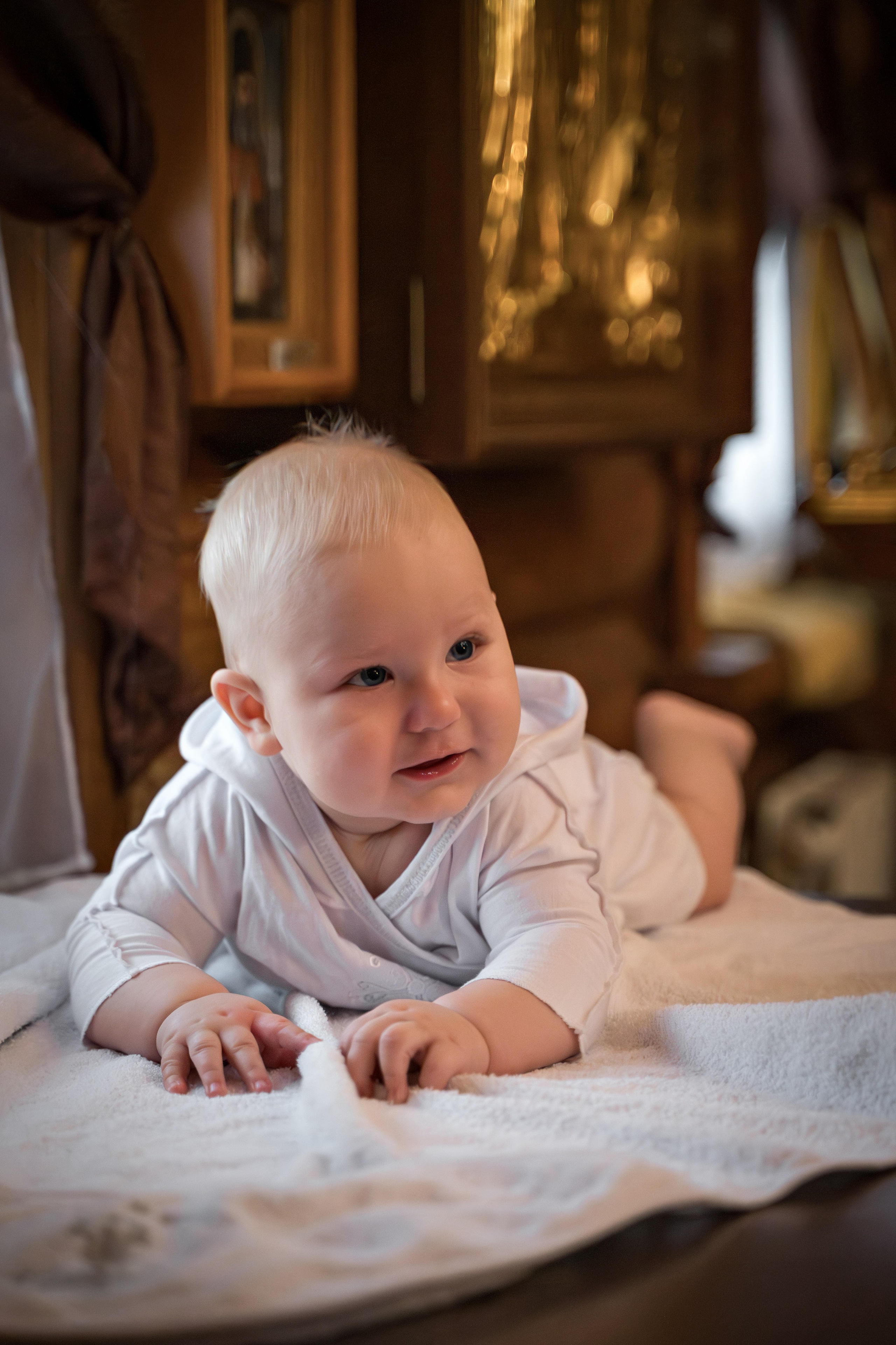 Крещение в Никольском храме д. Островцы