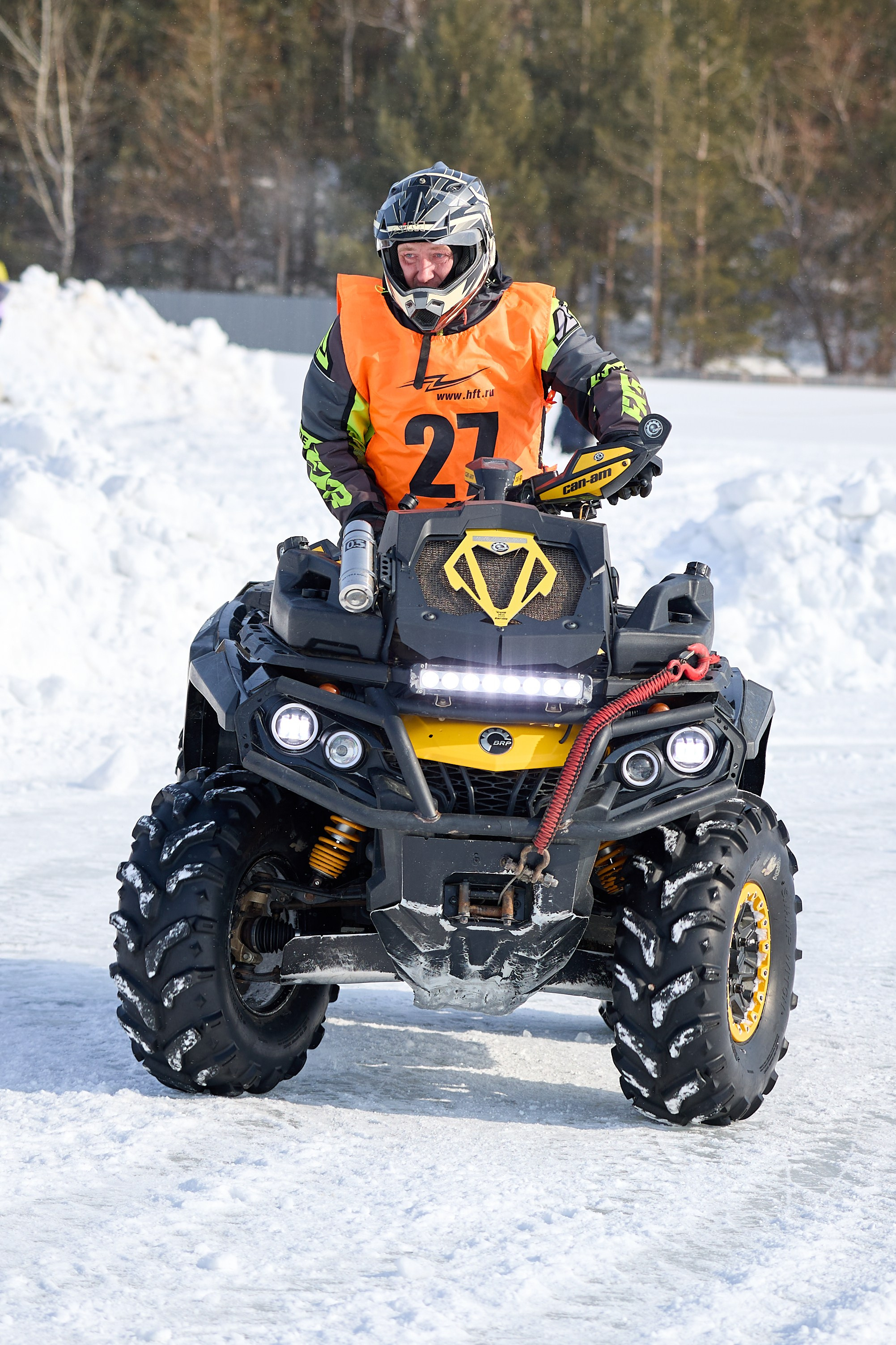 Топим Лёд — 2026. Соревнования на квадроциклах. Фотограф в Новосибирске Алена Скокова