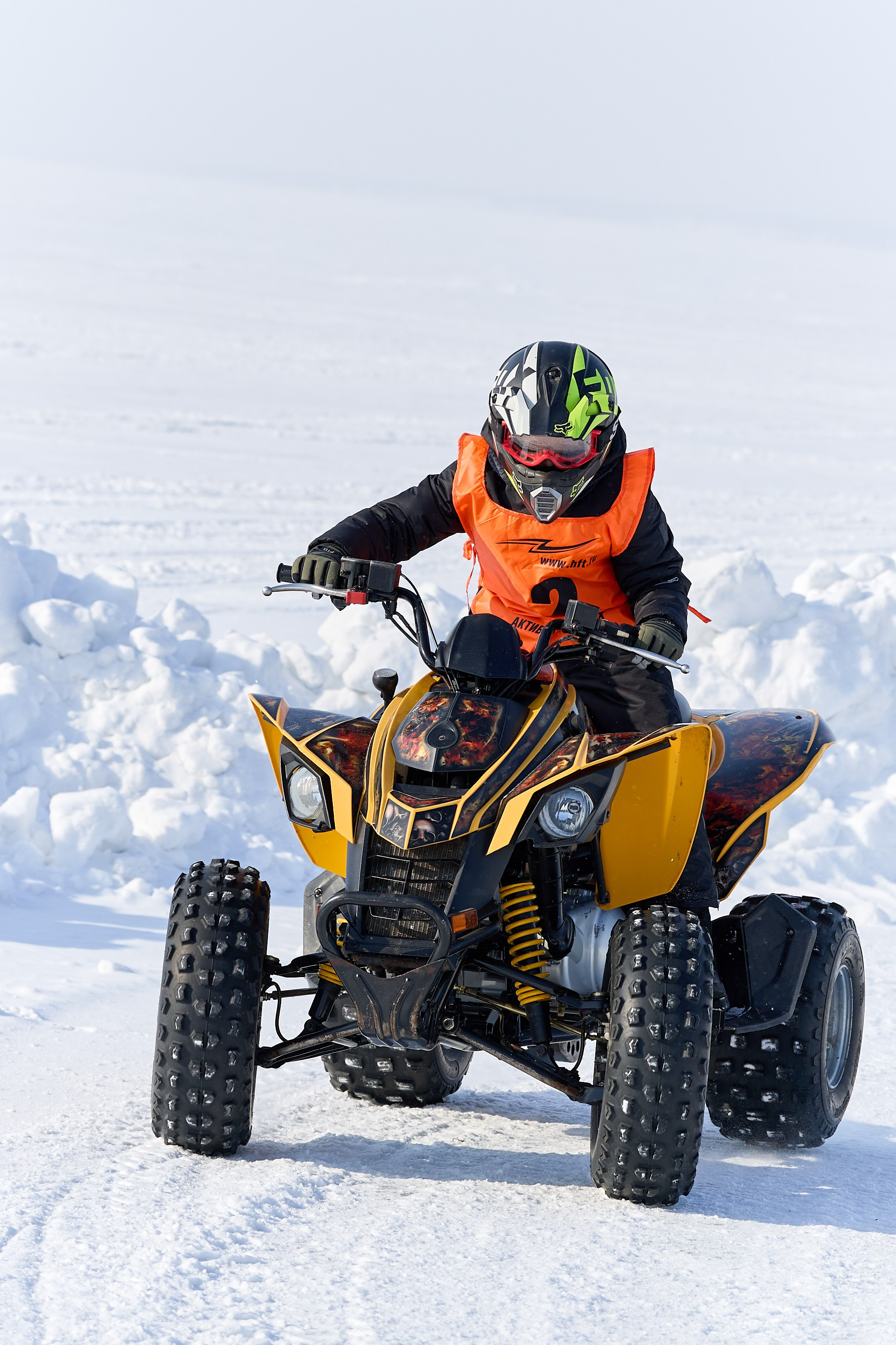 Топим Лёд — 2026. Соревнования на квадроциклах. Фотограф в Новосибирске Алена Скокова